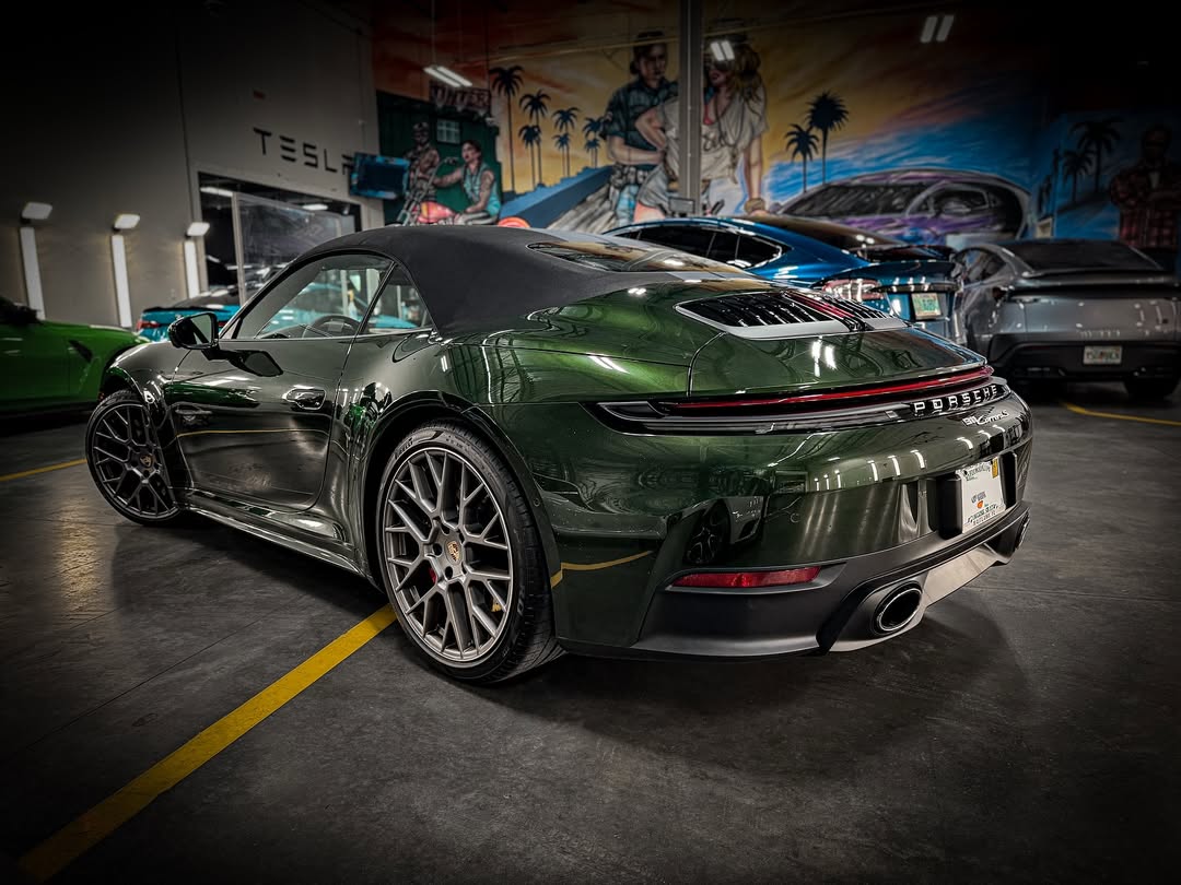 2025 Porsche 911 Carrera S in Deep Green Metallic