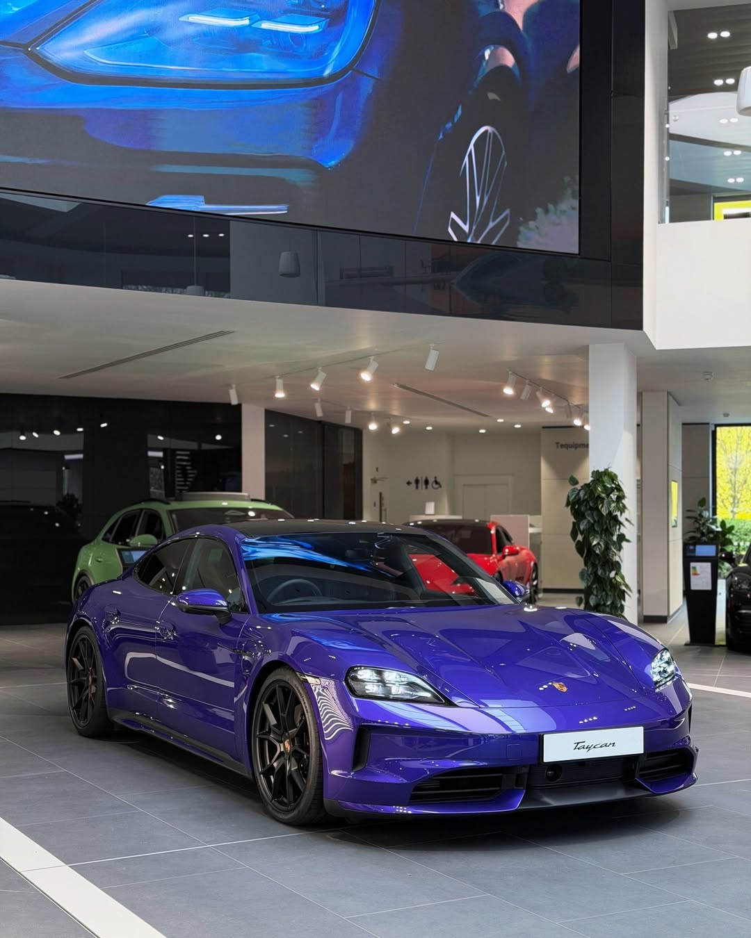 2025 Porsche Taycan 4S in Purple Sky Metallic
