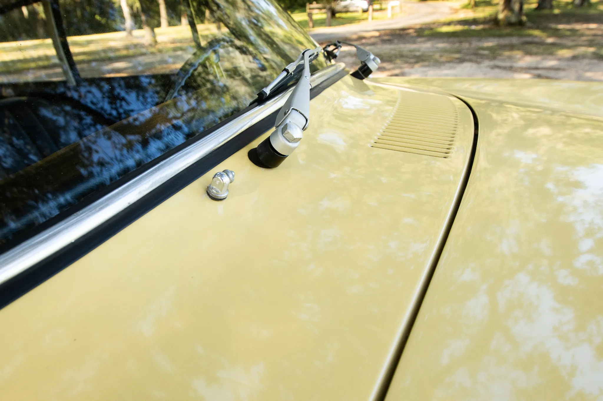 1962 Porsche 356B Karmann Notchback Coupe in Champagne Yellow