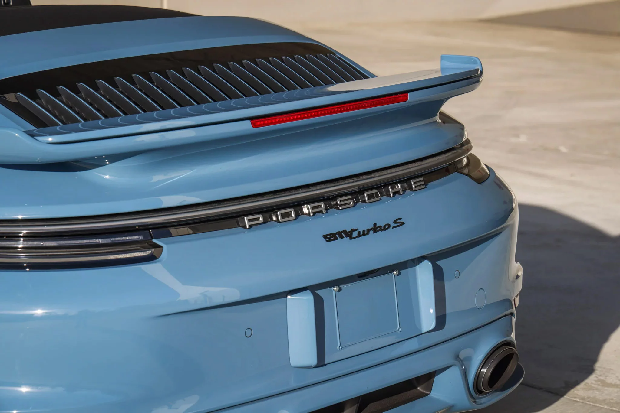 2025 Porsche 911 Turbo S Cabriolet in Nashy Blue