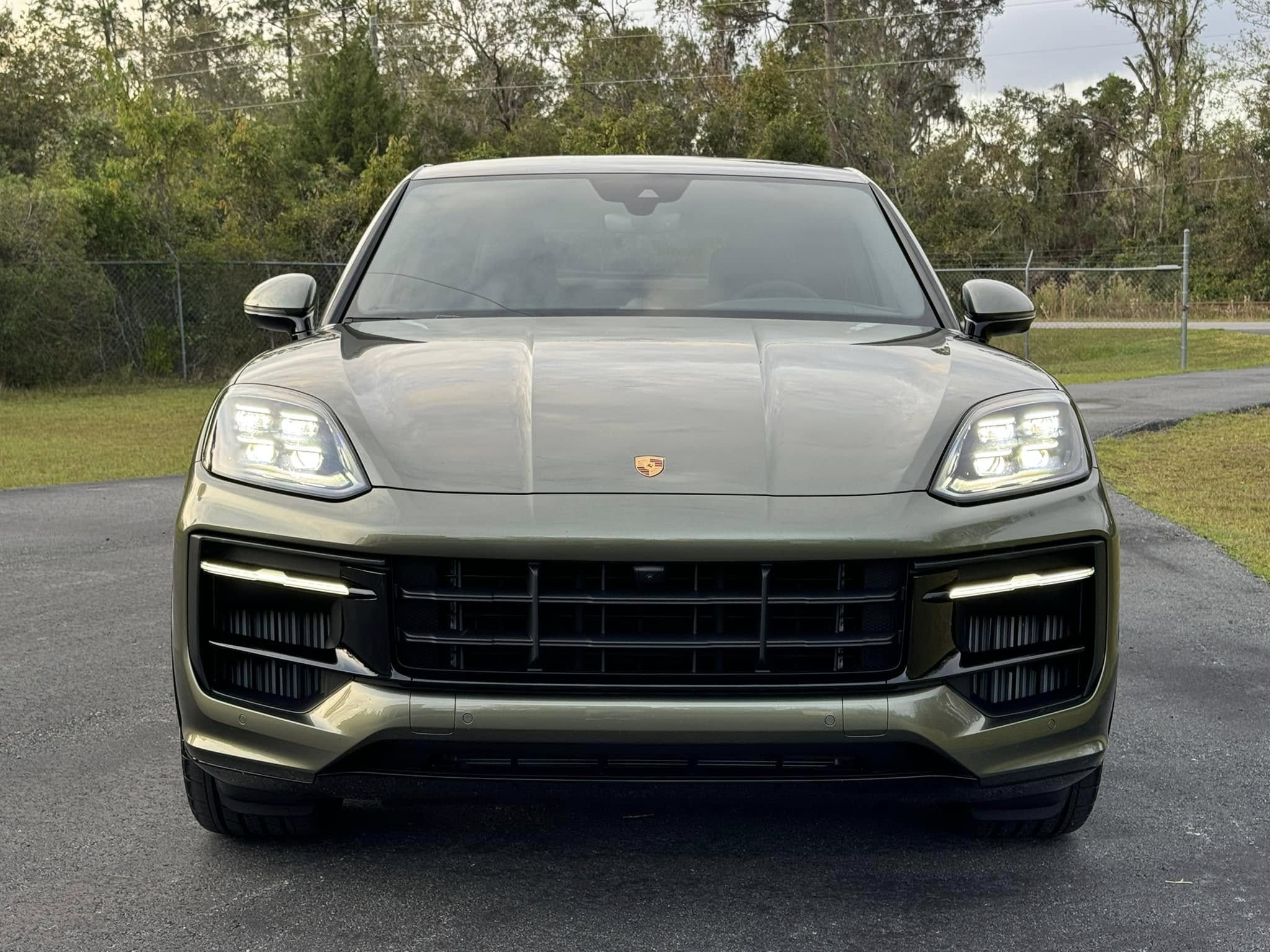2024 Porsche Cayenne GTS in Light Oak Green Metallic 