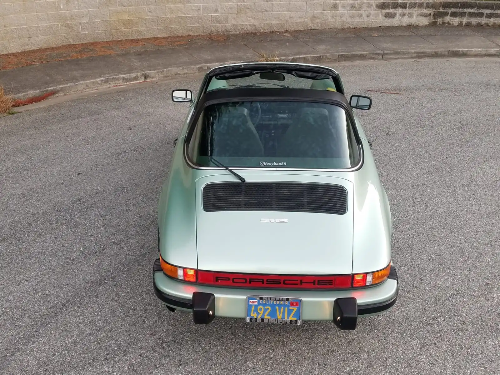 1977 Porsche 911S Targa Coupe in Ice Green Metallic