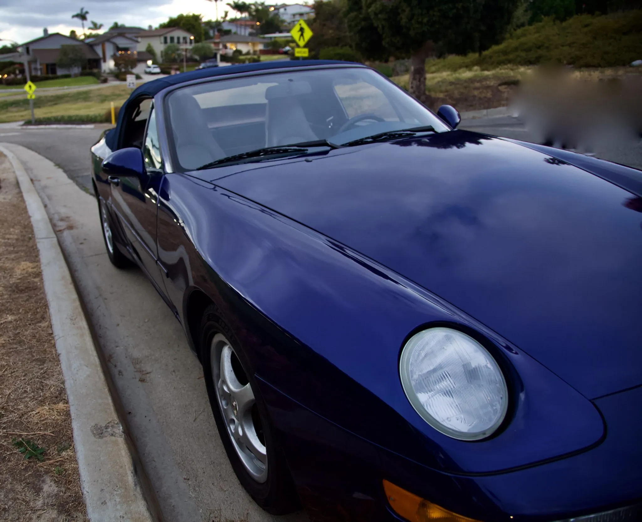 1994 Porsche 968 Cabriolet in Iris Blue Metallic
