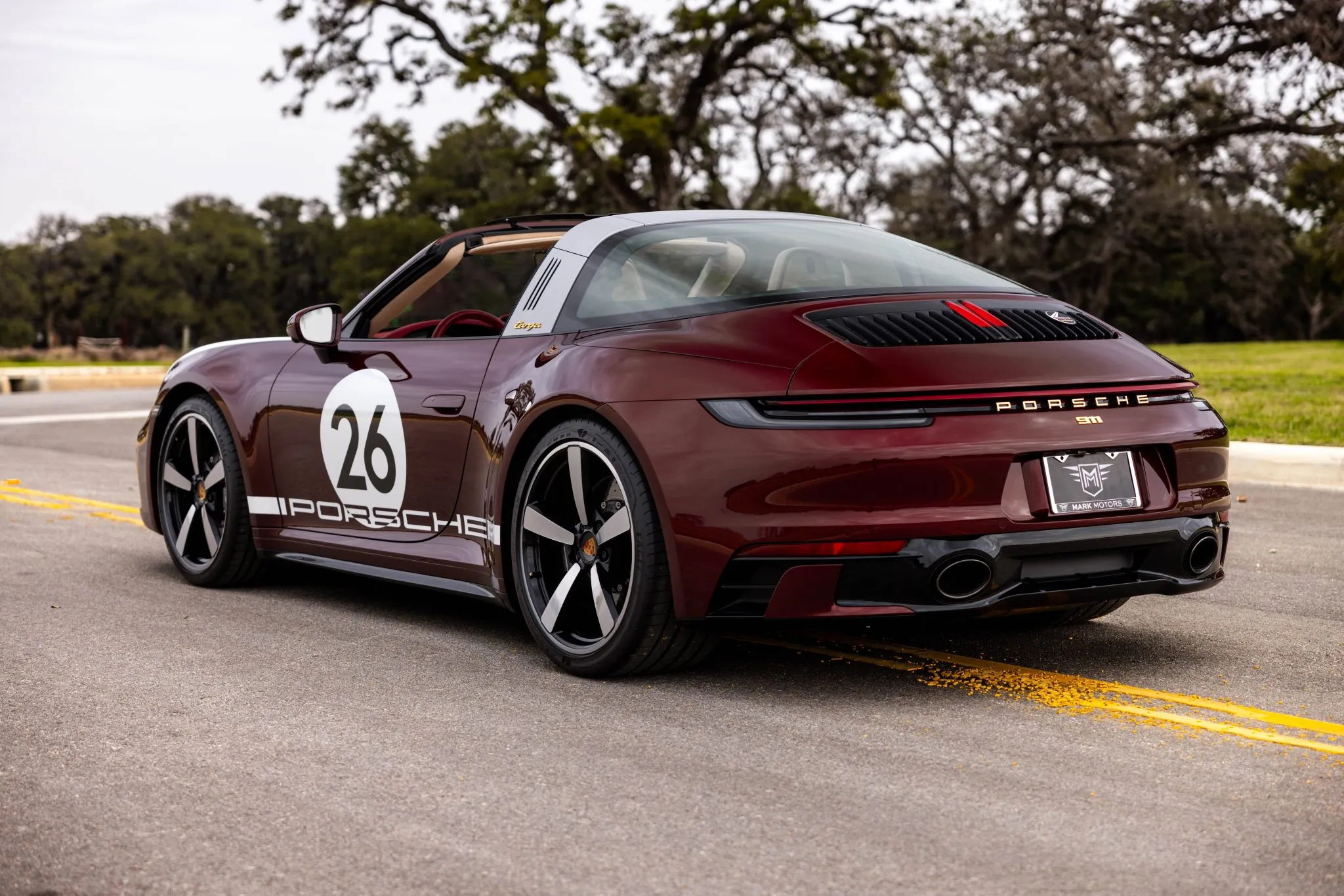 2021 Porsche 911 Targa 4S Heritage Design Edition in Cherry Metallic