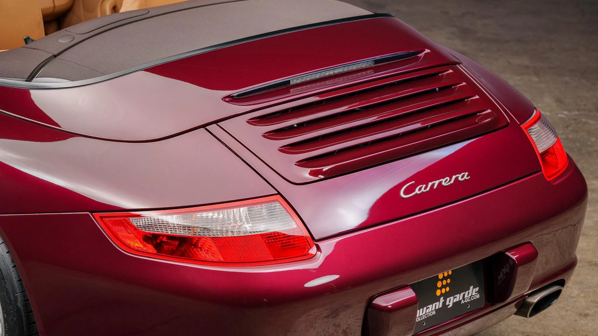 2007 Porsche 911 Carrera Cabriolet in Carmon Red Metallic
