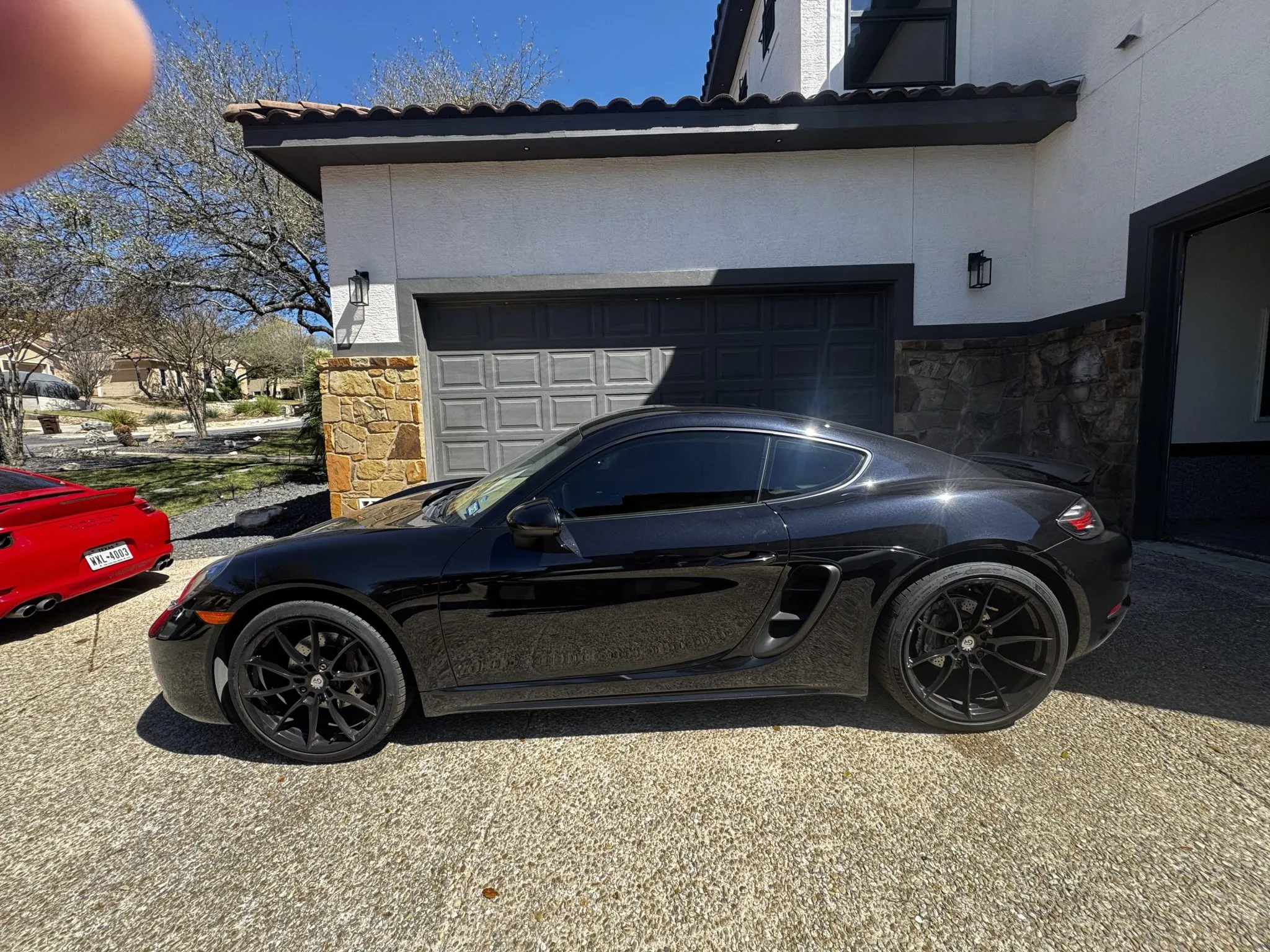 2017 Porsche 718 Cayman in Jet Black Metallic