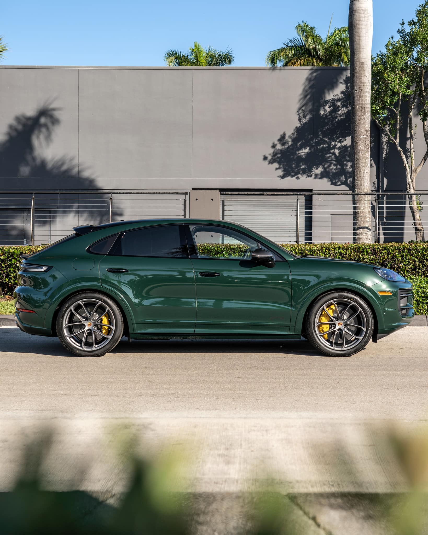 2025 Porsche Cayenne GTS Coupe in Goodwood Green Metallic