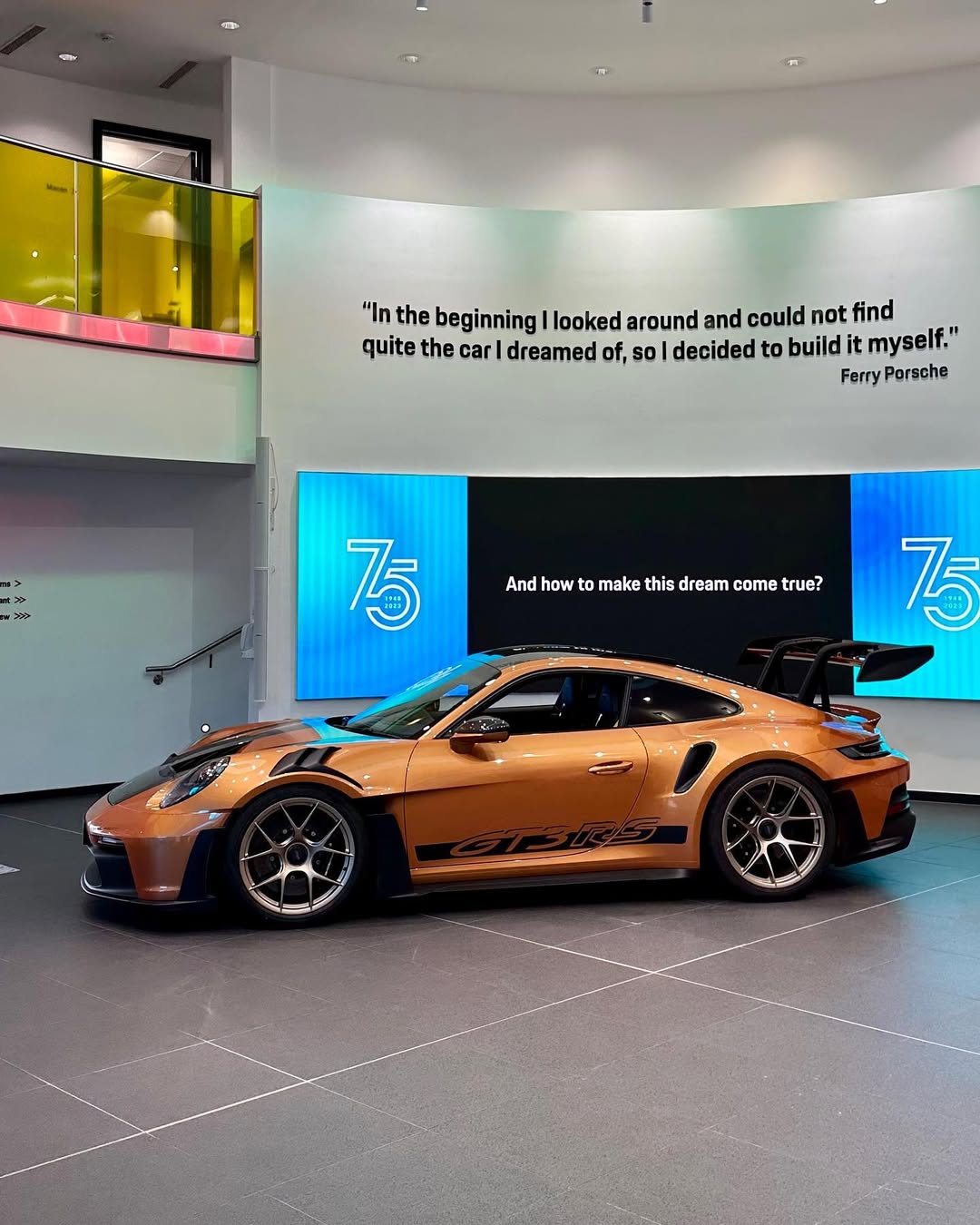 2023 Porsche 911 GT3 RS Weissach in Nordic Gold Metallic