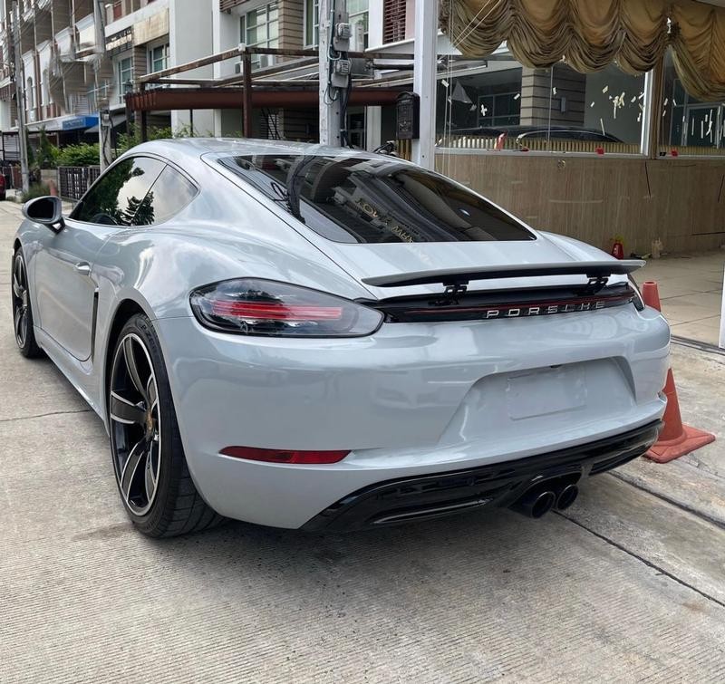 2023 Porsche 718 Cayman in Medium Grey