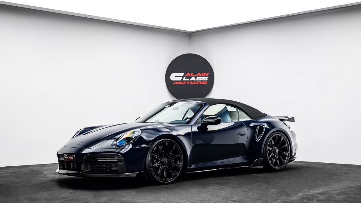 2024 Porsche 911 Turbo S Cabriolet BRABUS 900 in Deep Blue Metallic