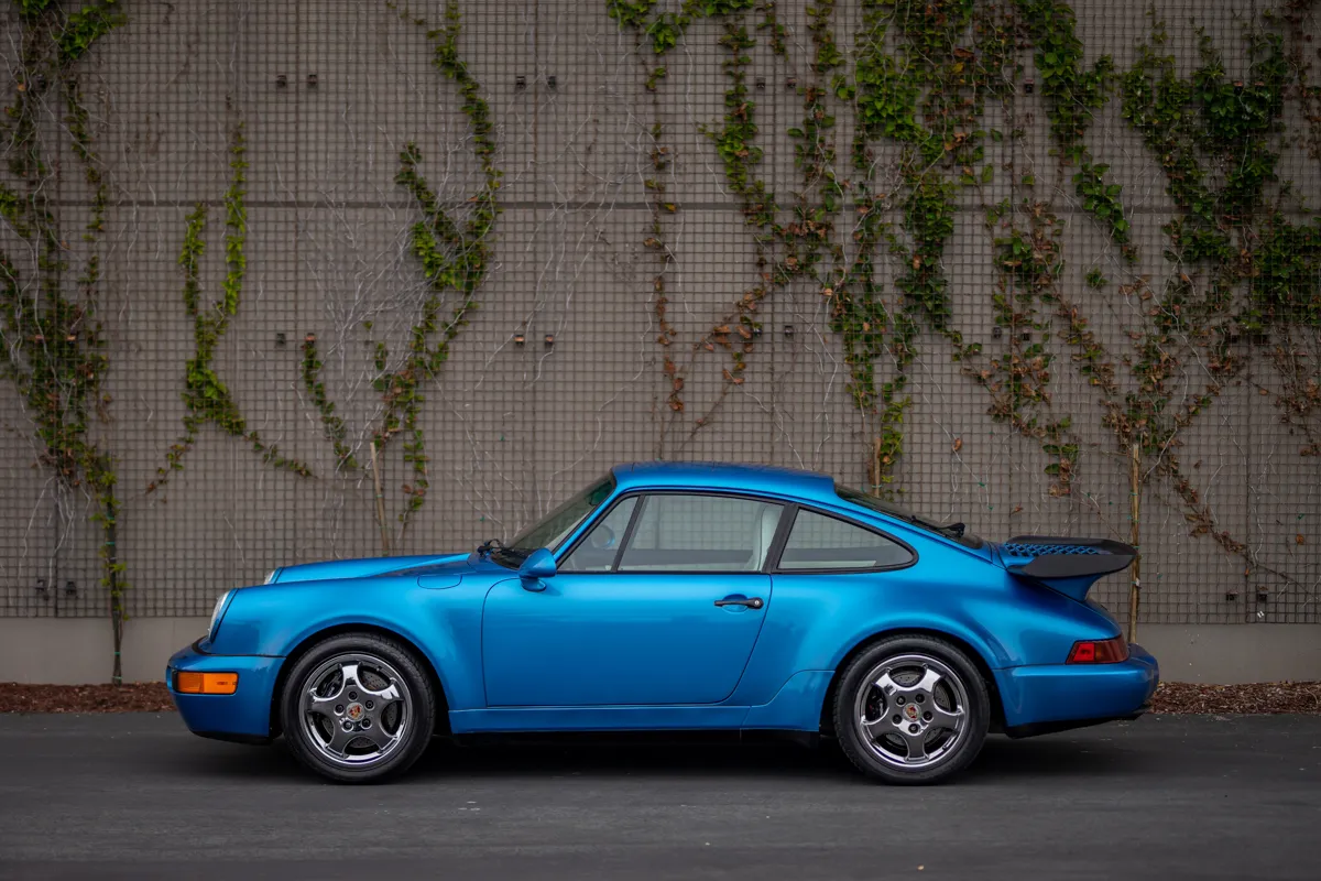 1992 Porsche 911 Turbo in Tahoe Blue Metallic