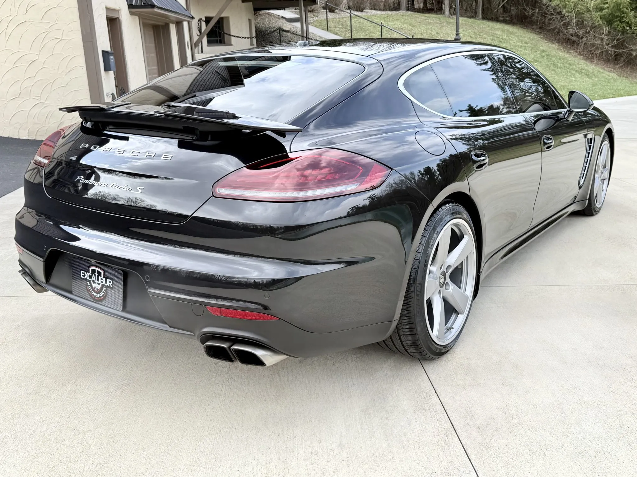 2014 Porsche Panamera Turbo S Executive in Basalt Black Metallic