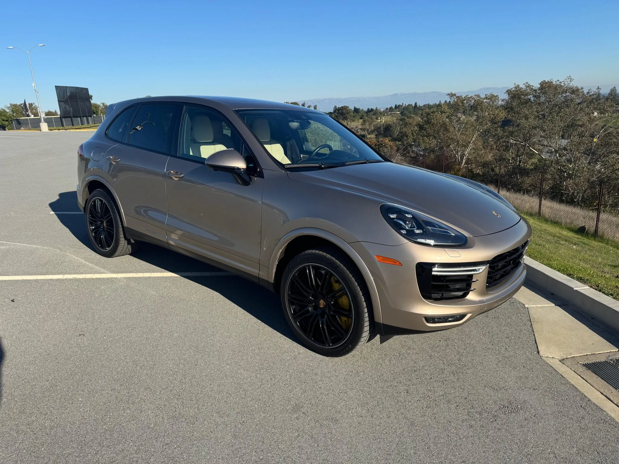 2016 Porsche Cayenne Turbo S in Palladium Metallic
