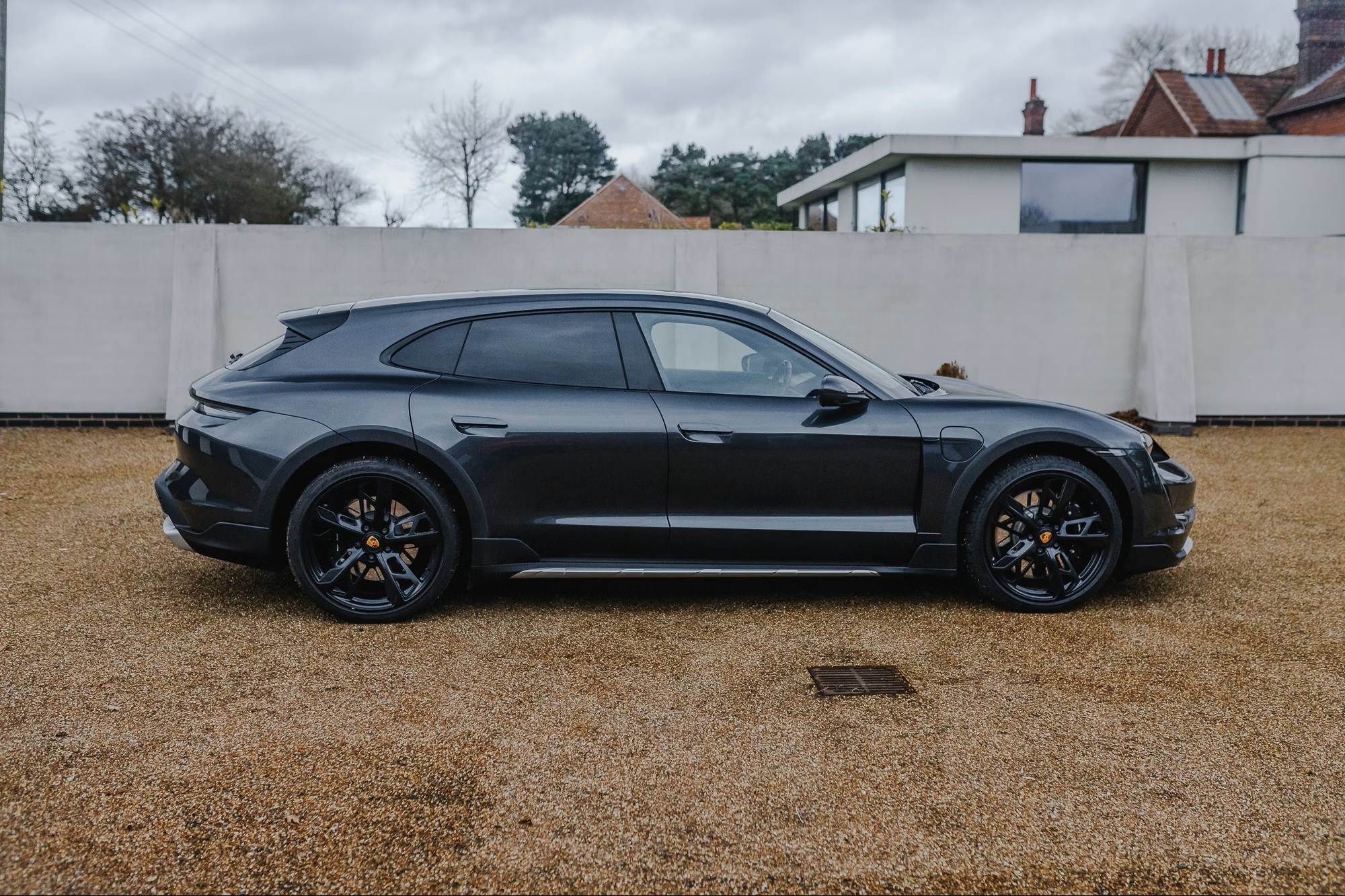 2021 Porsche Taycan Turbo Cross Turismo in Volcano Grey Metallic