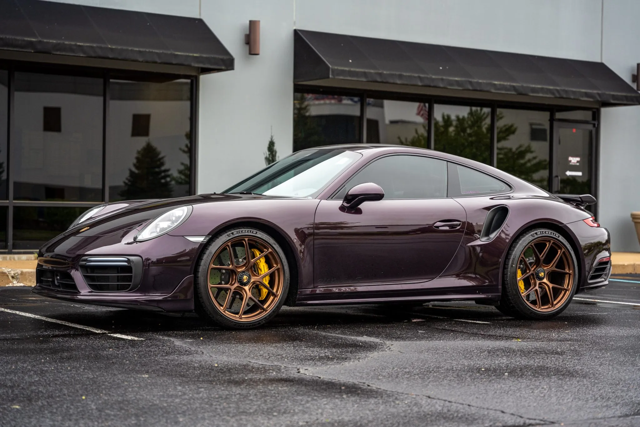 2017 Porsche 911 Turbo S Coupe in Amethyst