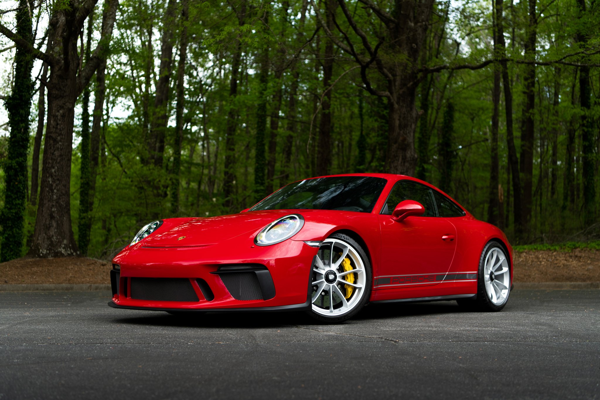 2018 Porsche GT3 Touring in Fire Red