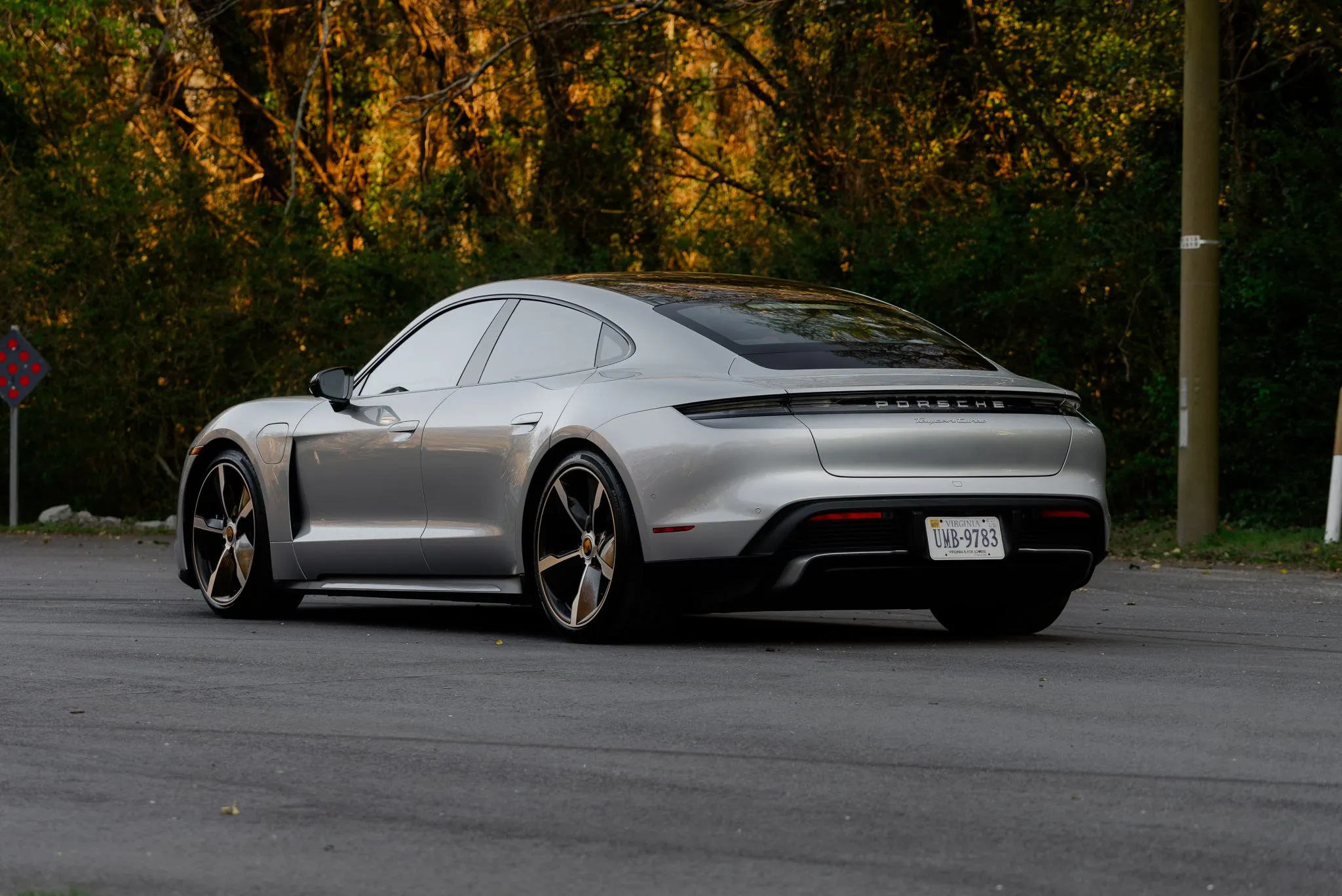 2020 Porsche Taycan Turbo in Dolomite Silver Metallic