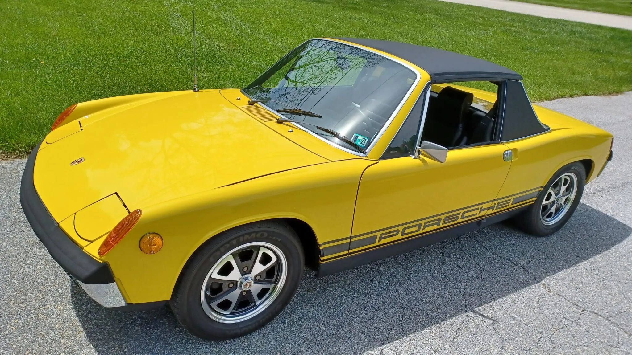1971 Porsche 914 in Lemon Yellow