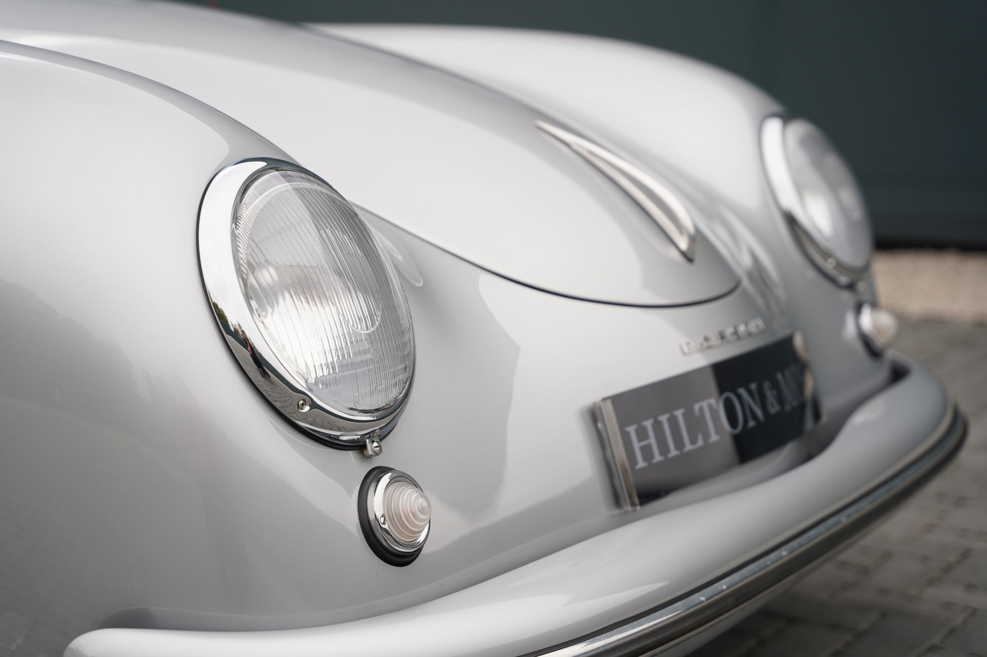1953 Porsche 356 Pre-A 1500 Super in Fish Silver Grey