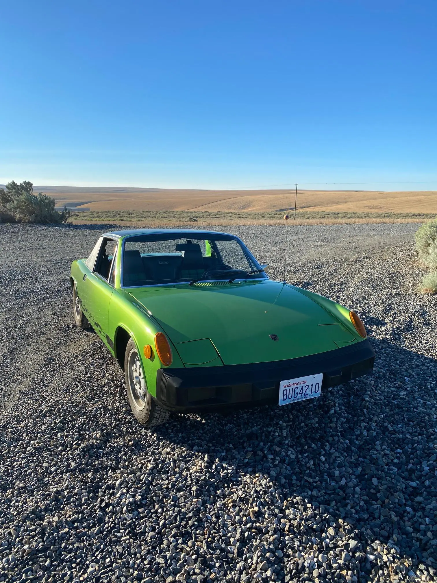 1976 Porsche 914 2.0 in Lime Green