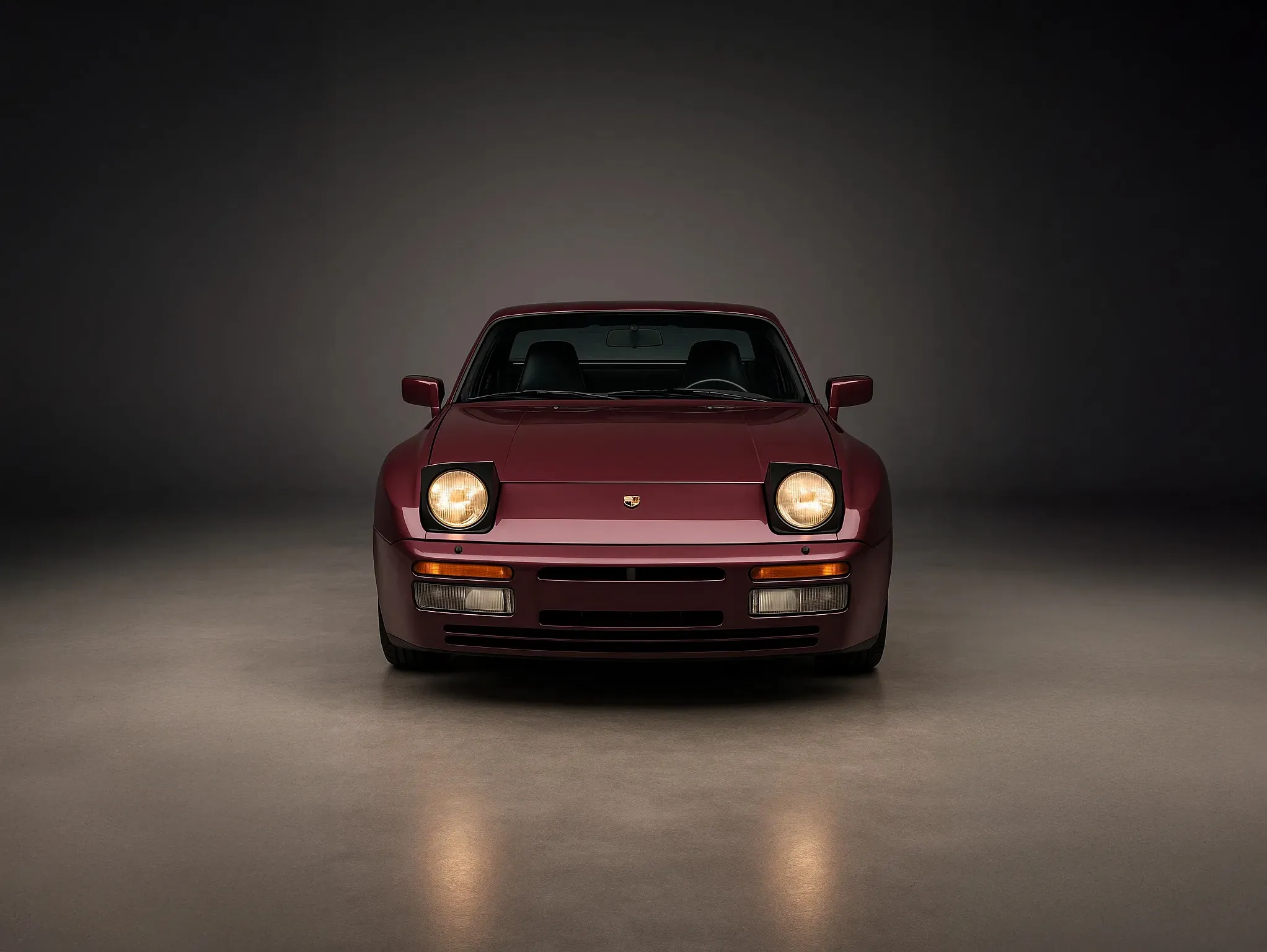 1986 Porsche 944 Turbo in Garnet Red Metallic