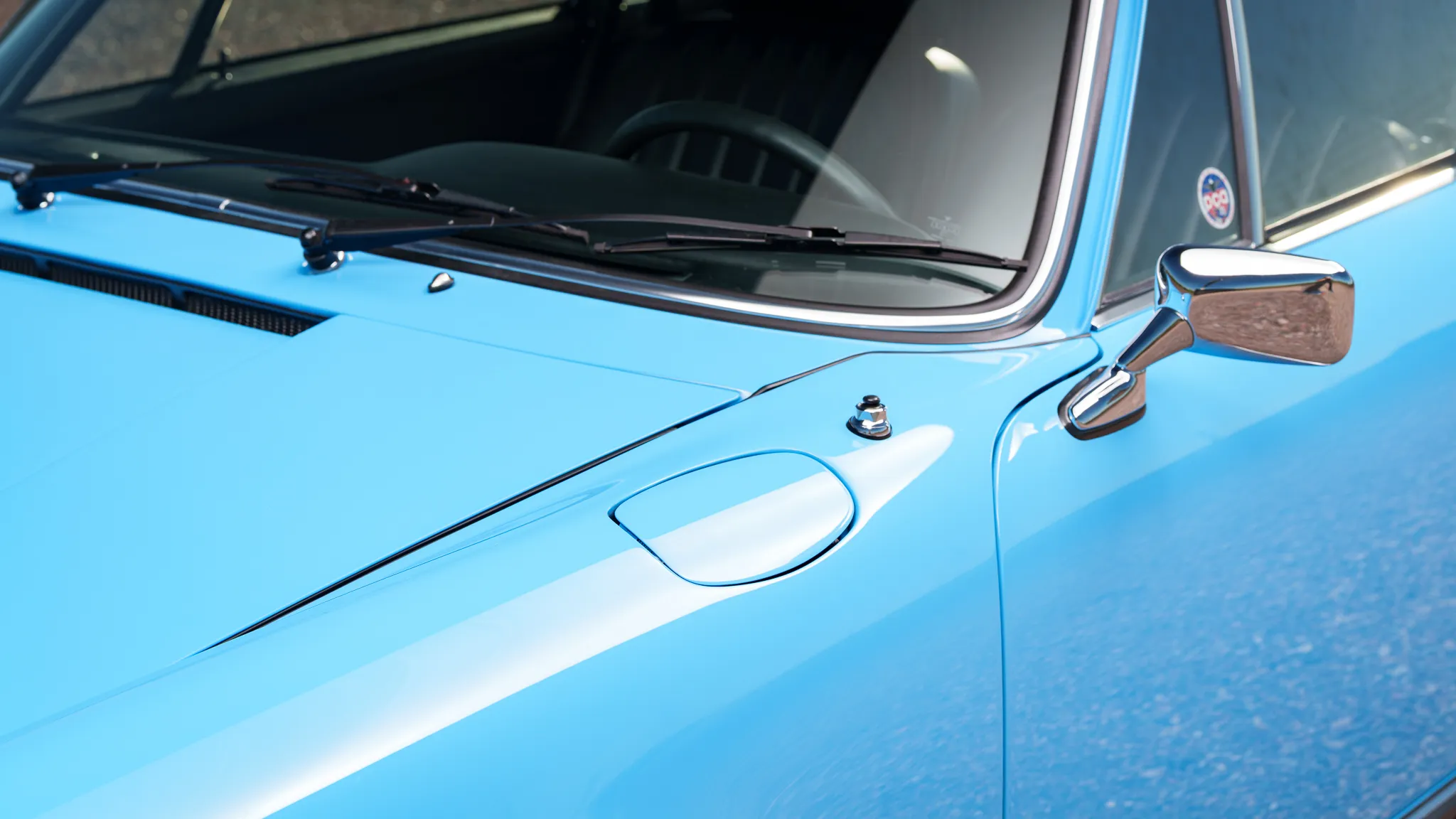 1973 Porsche 911E Coupe in Pastel Blue