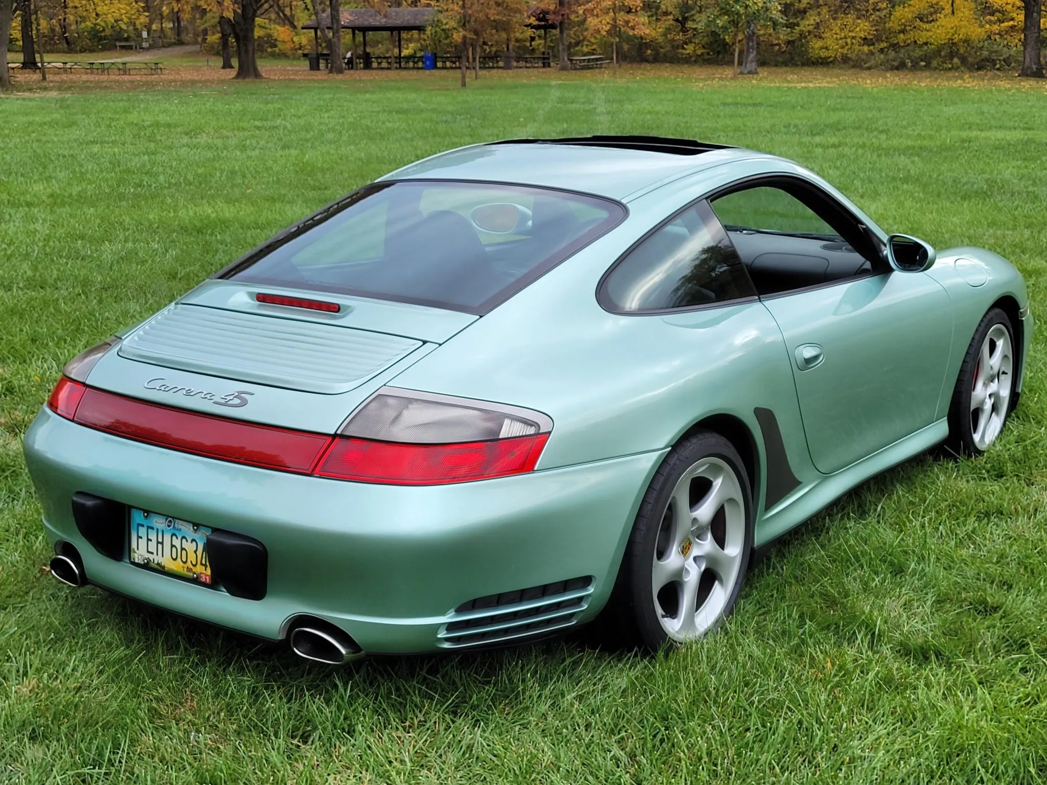 2003 Porsche 911 Carrera 4S Coupe X51 6-Speed in Ice Green Metallic