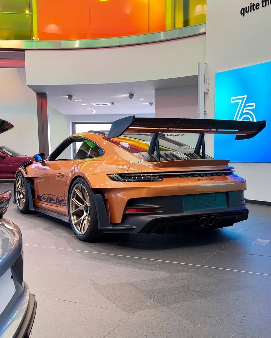 2023 Porsche 911 GT3 RS Weissach in Nordic Gold Metallic