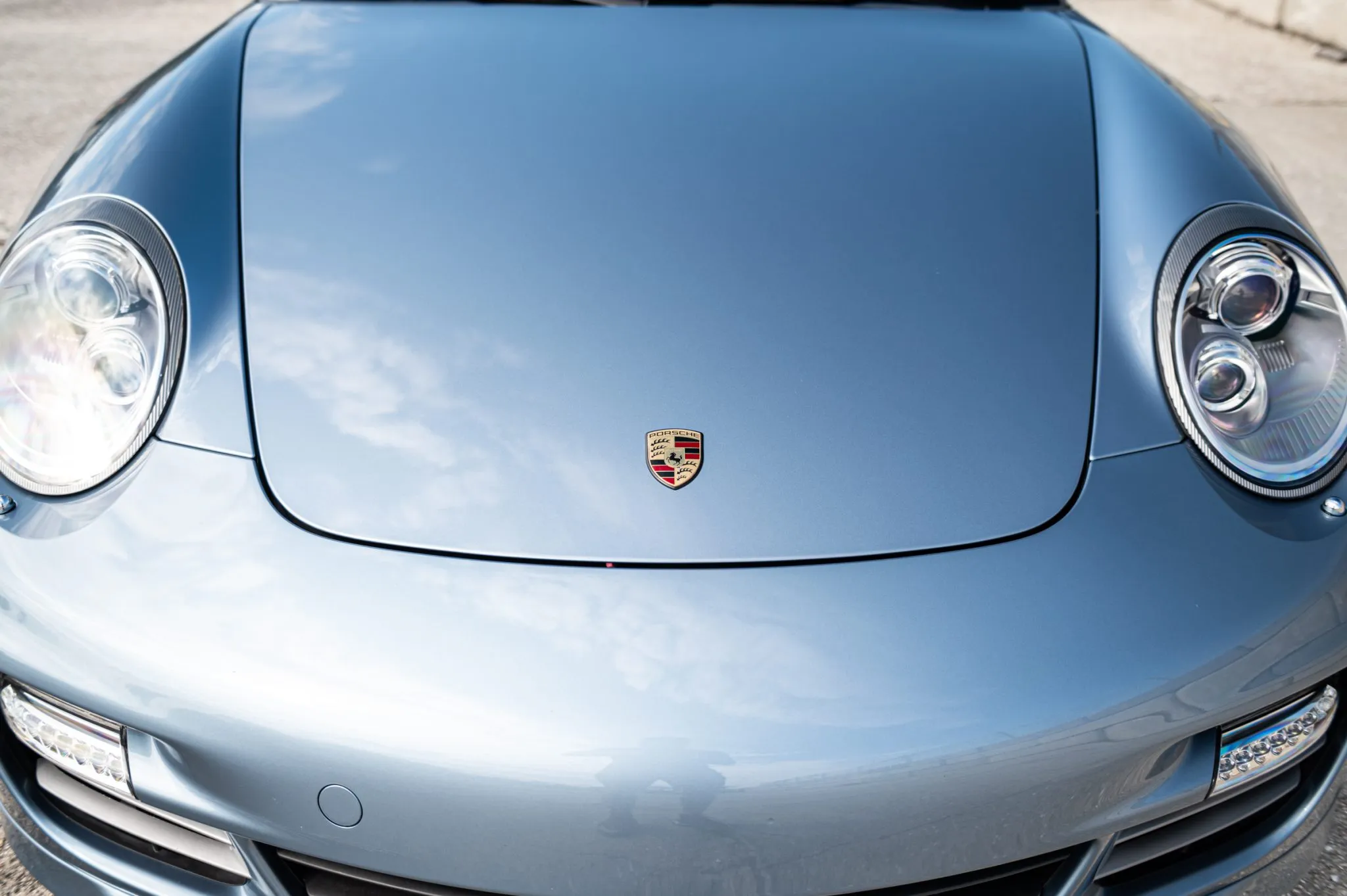 2011 Porsche 911 Turbo S Coupe in Ice Blue Metallic