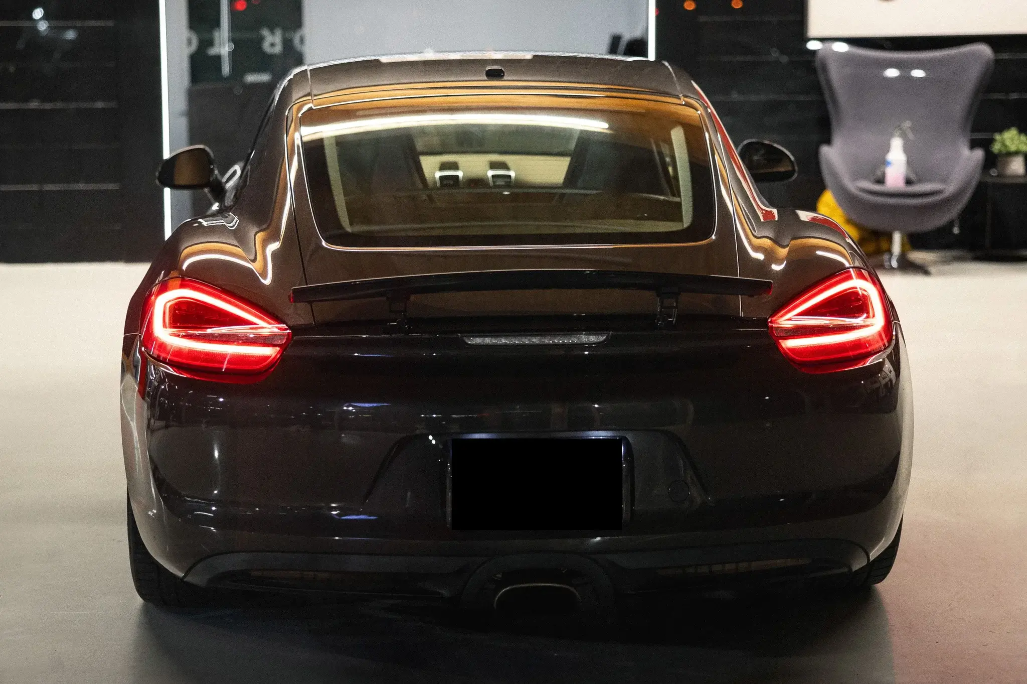 2015 Porsche Cayman in Anthracite Brown Metallic