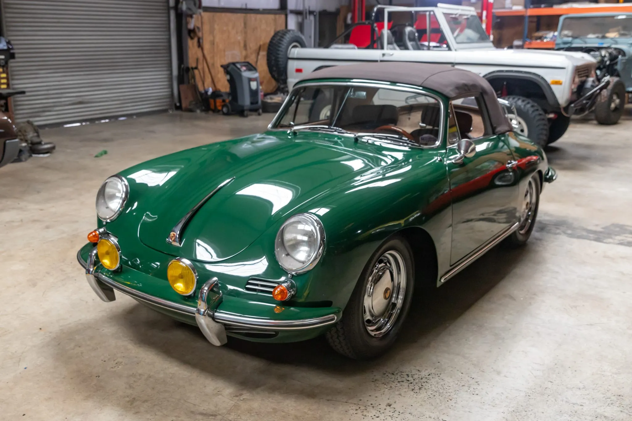1965 Porsche 356C Cabriolet in Irish Green