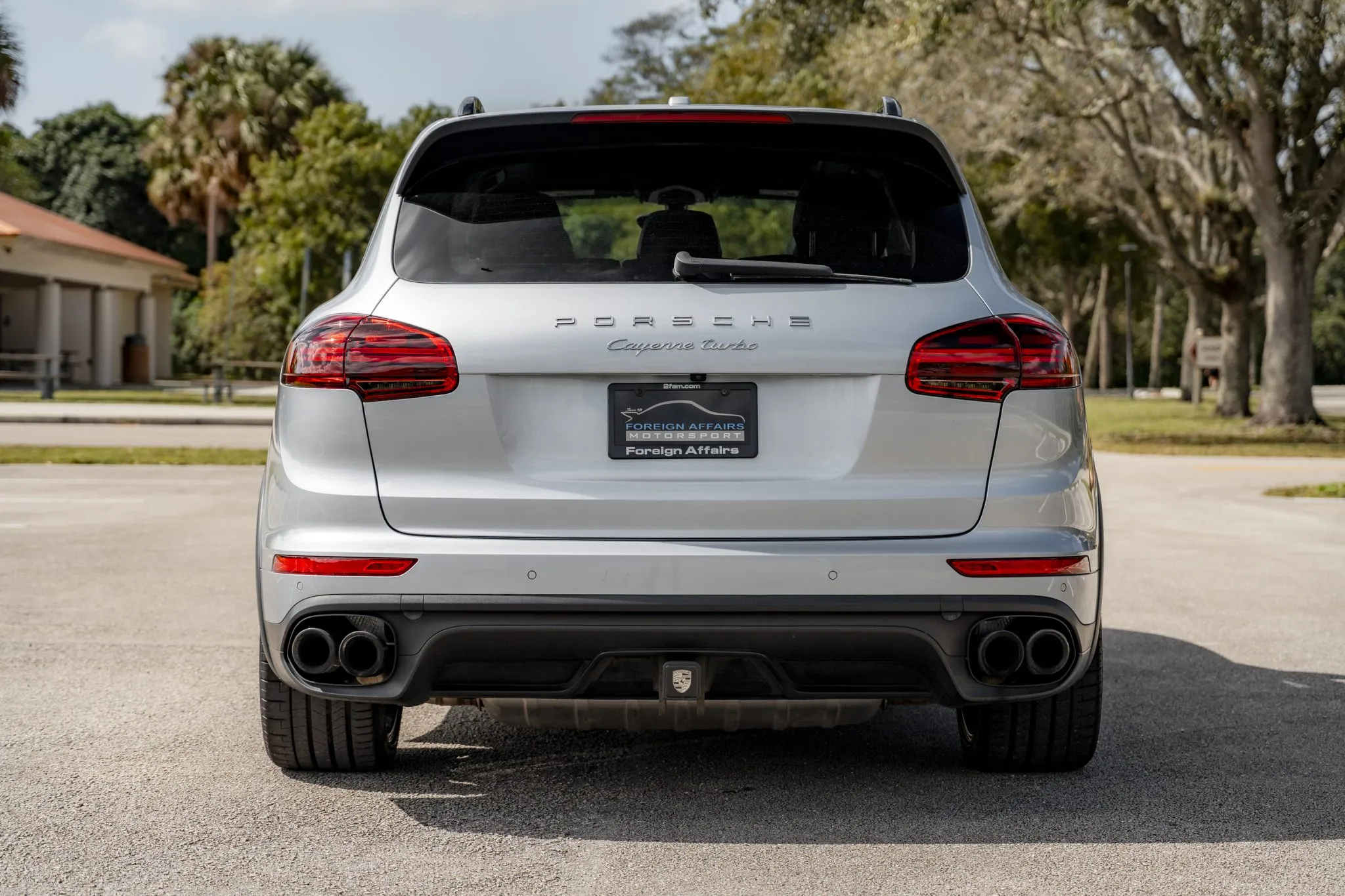 2016 Porsche Cayenne Turbo in Rhodium Silver Metallic