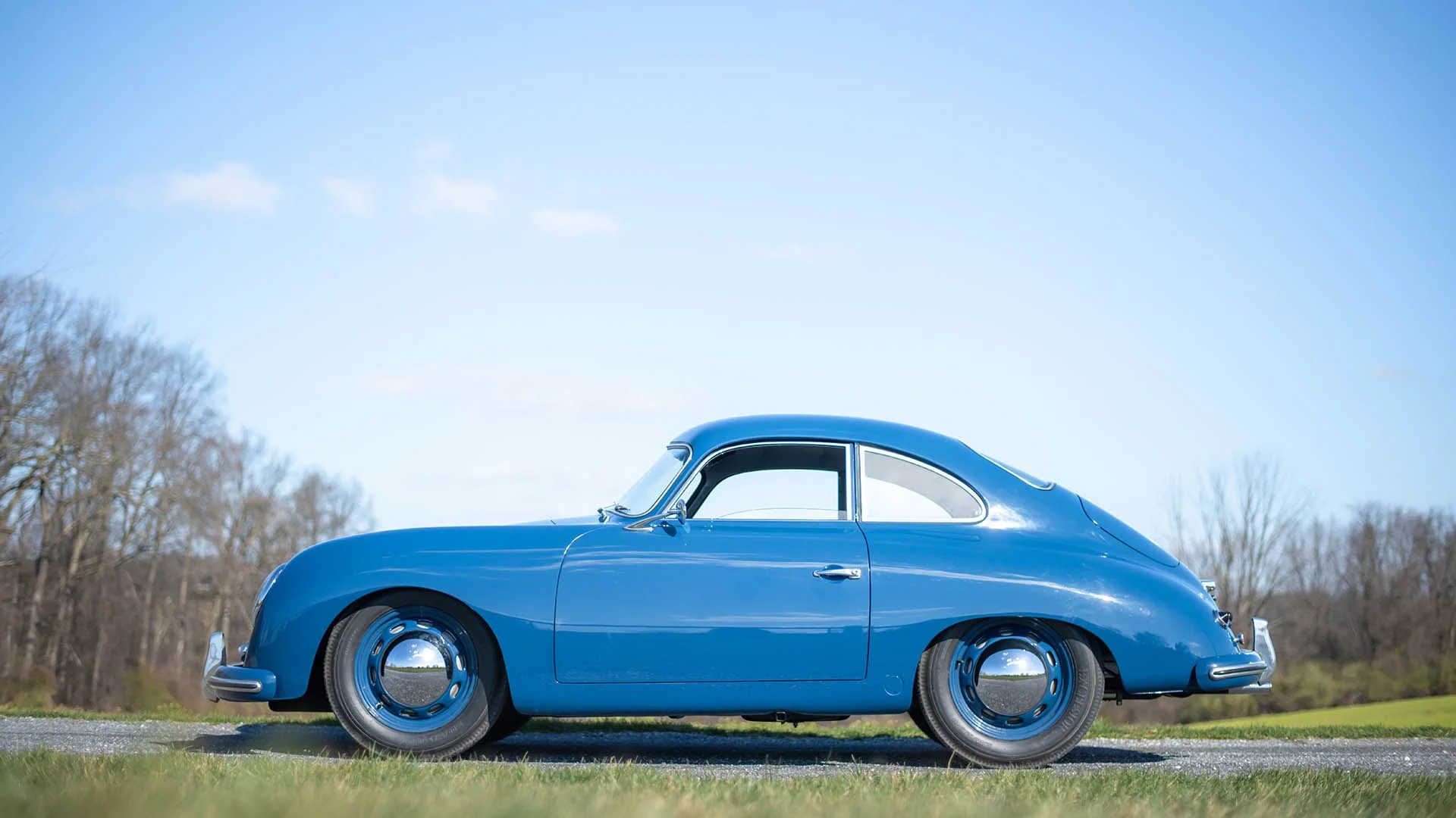 1953 Porsche 356 "Pre-A" 1500 Coupe in Azure Blue