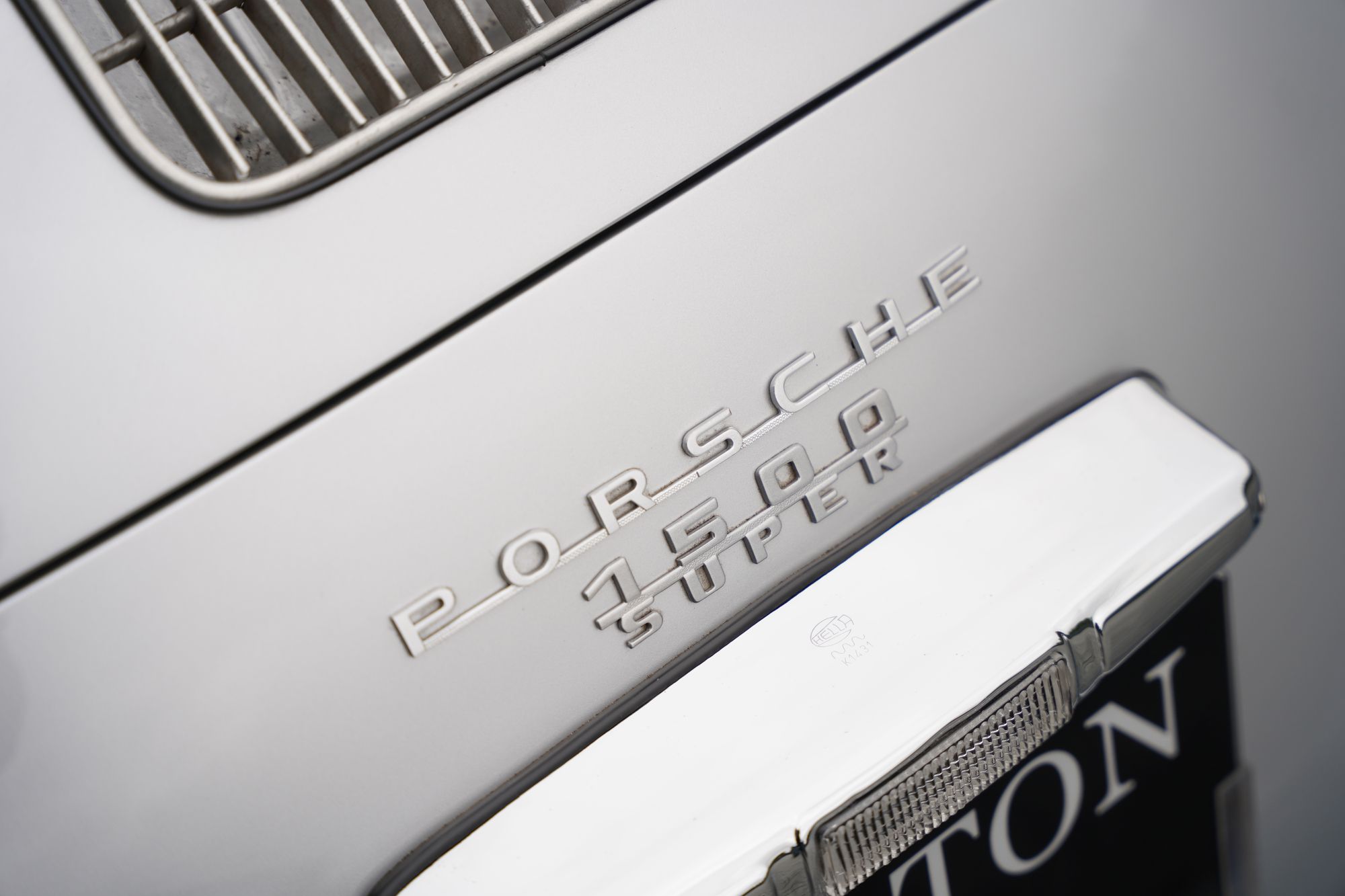 1953 Porsche 356 Pre-A 1500 Super in Fish Silver Grey