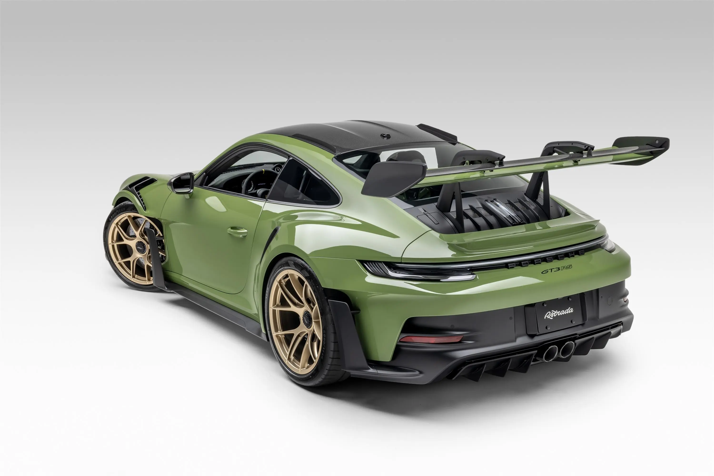 2024 Porsche 911 GT3 RS Weissach in Olive Green