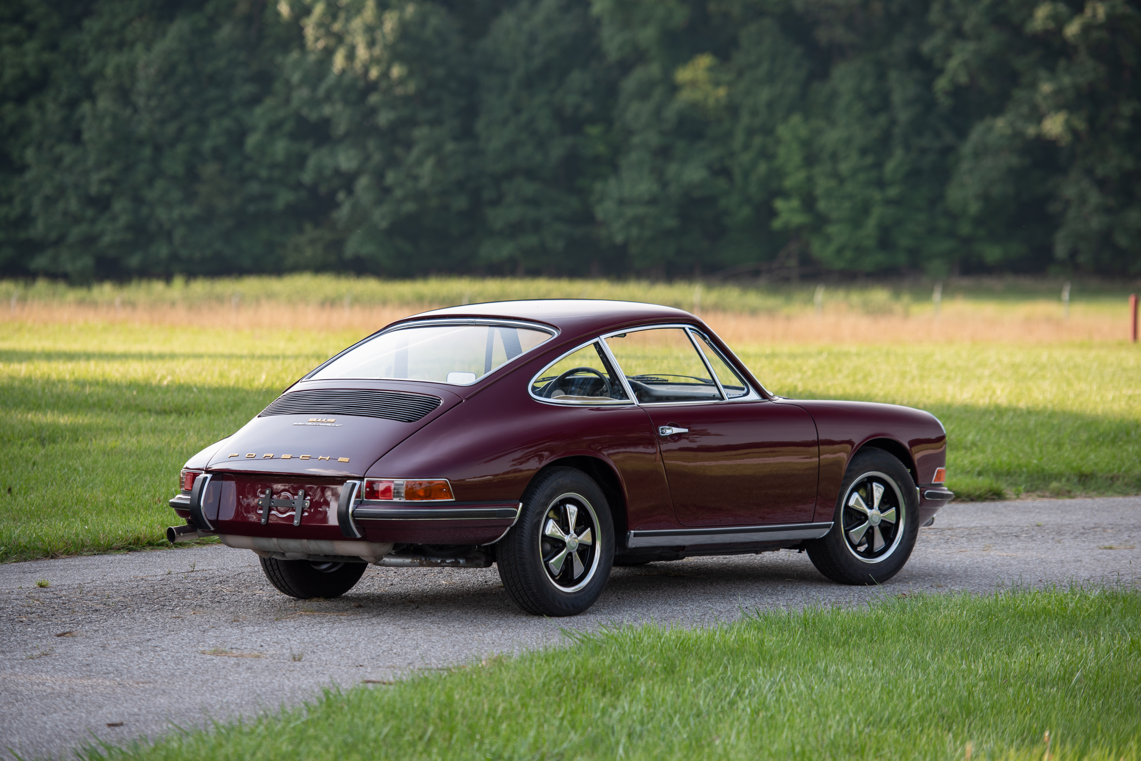 1968 Porsche 911 S 'Sportomatic' in Burgundy Red