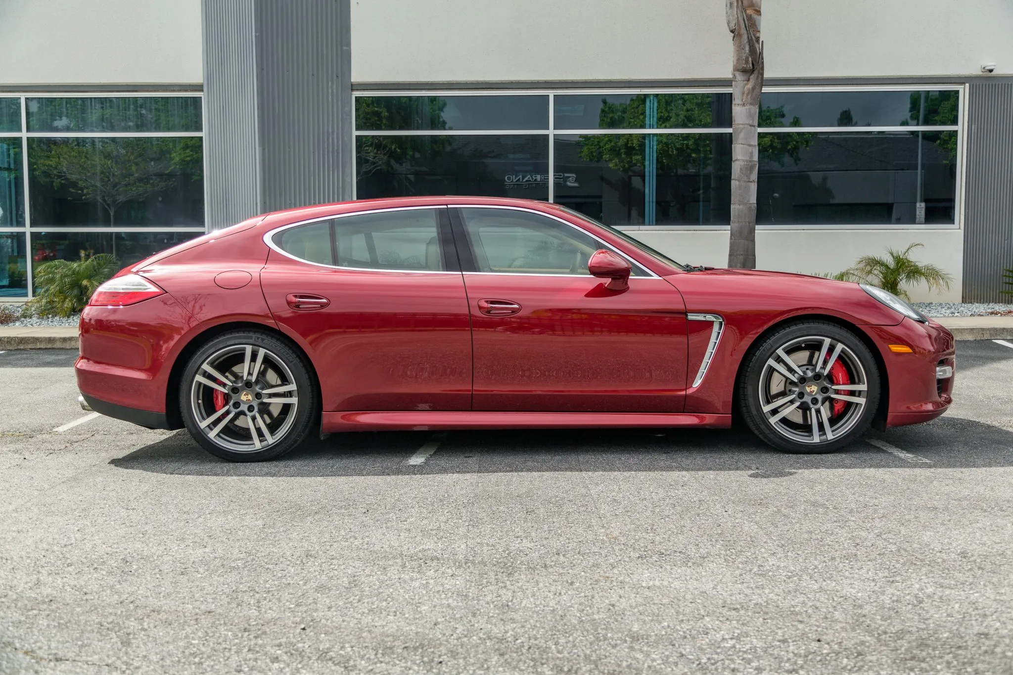 2011 Porsche Panamera Turbo in Ruby Red Metallic