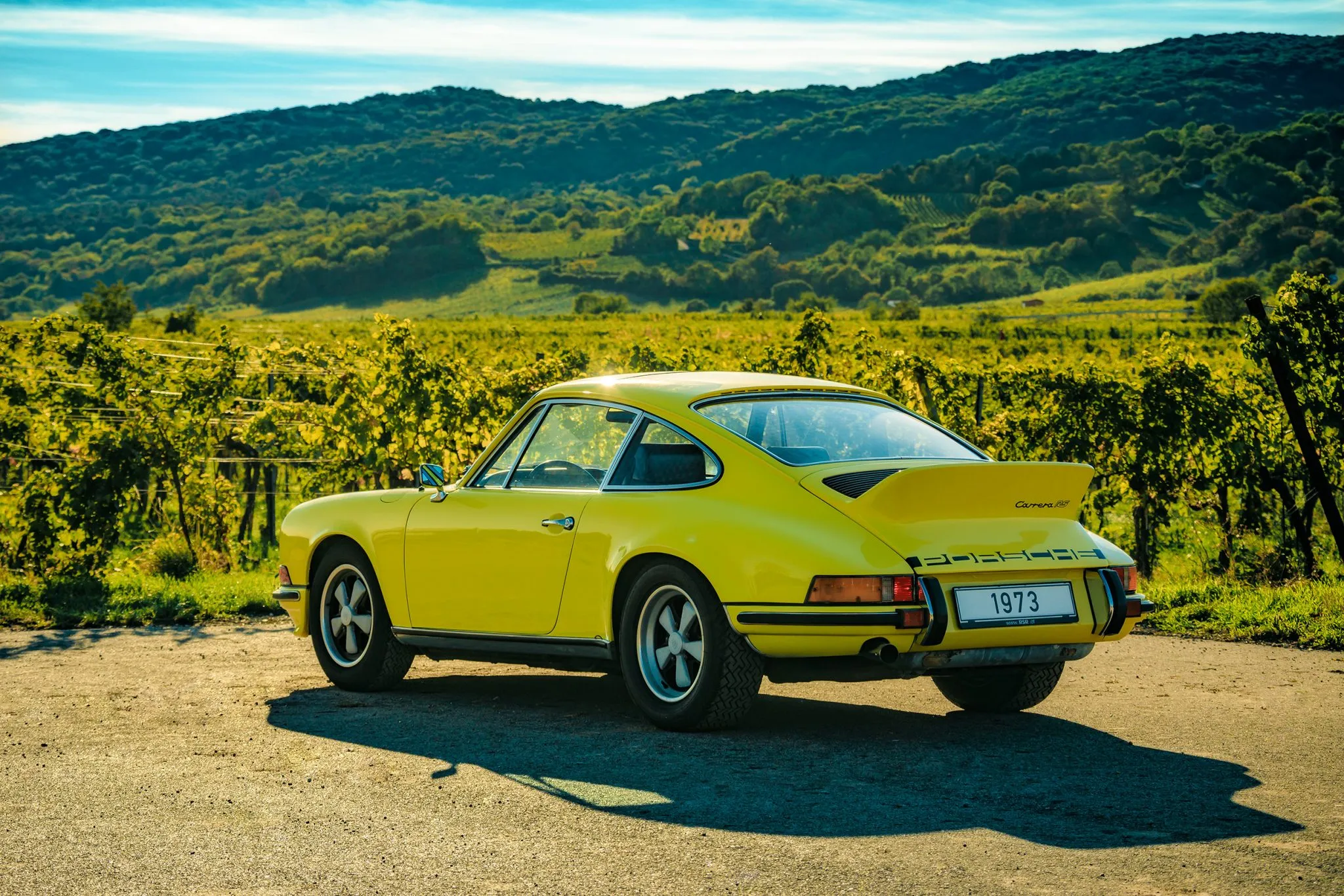 1973 Porsche 911 Carrera RS Touring in Light Yellow