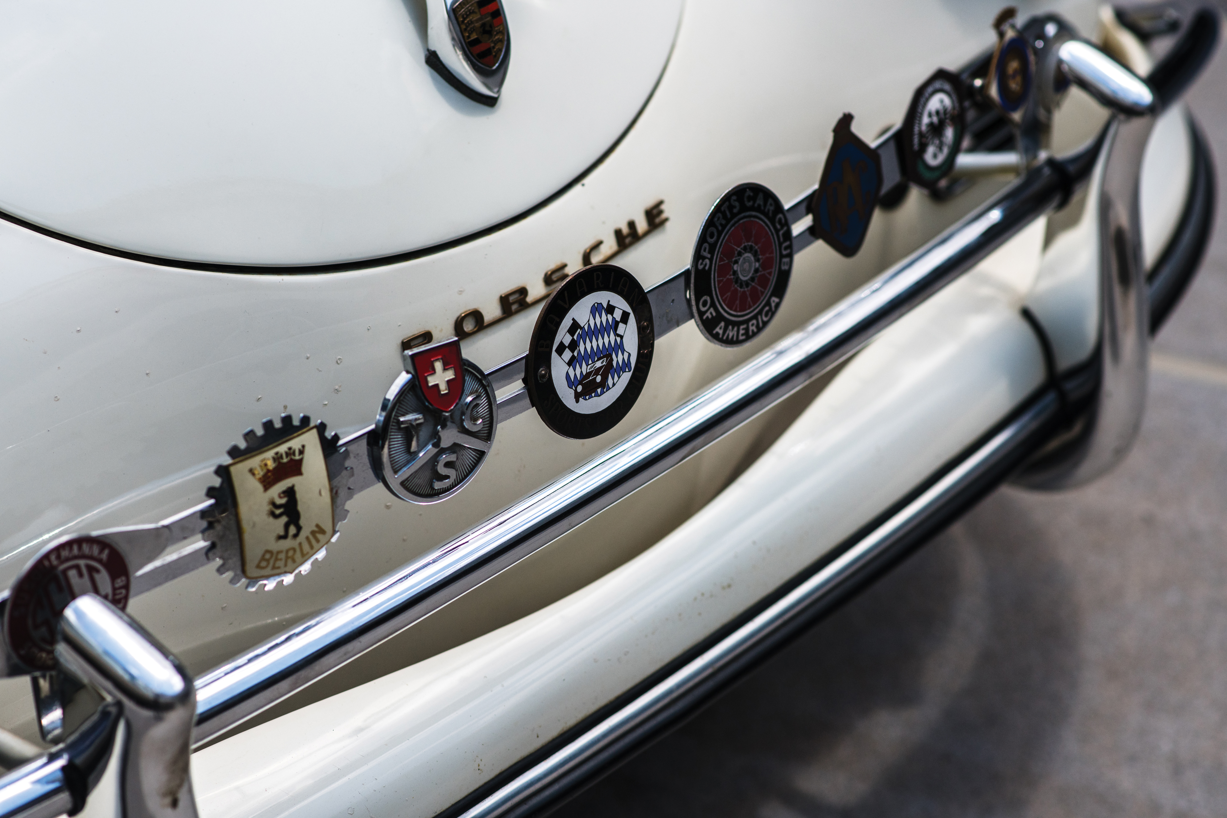 1956 Porsche 356 A 1600 Super Speedster by Reutter in Glacier White