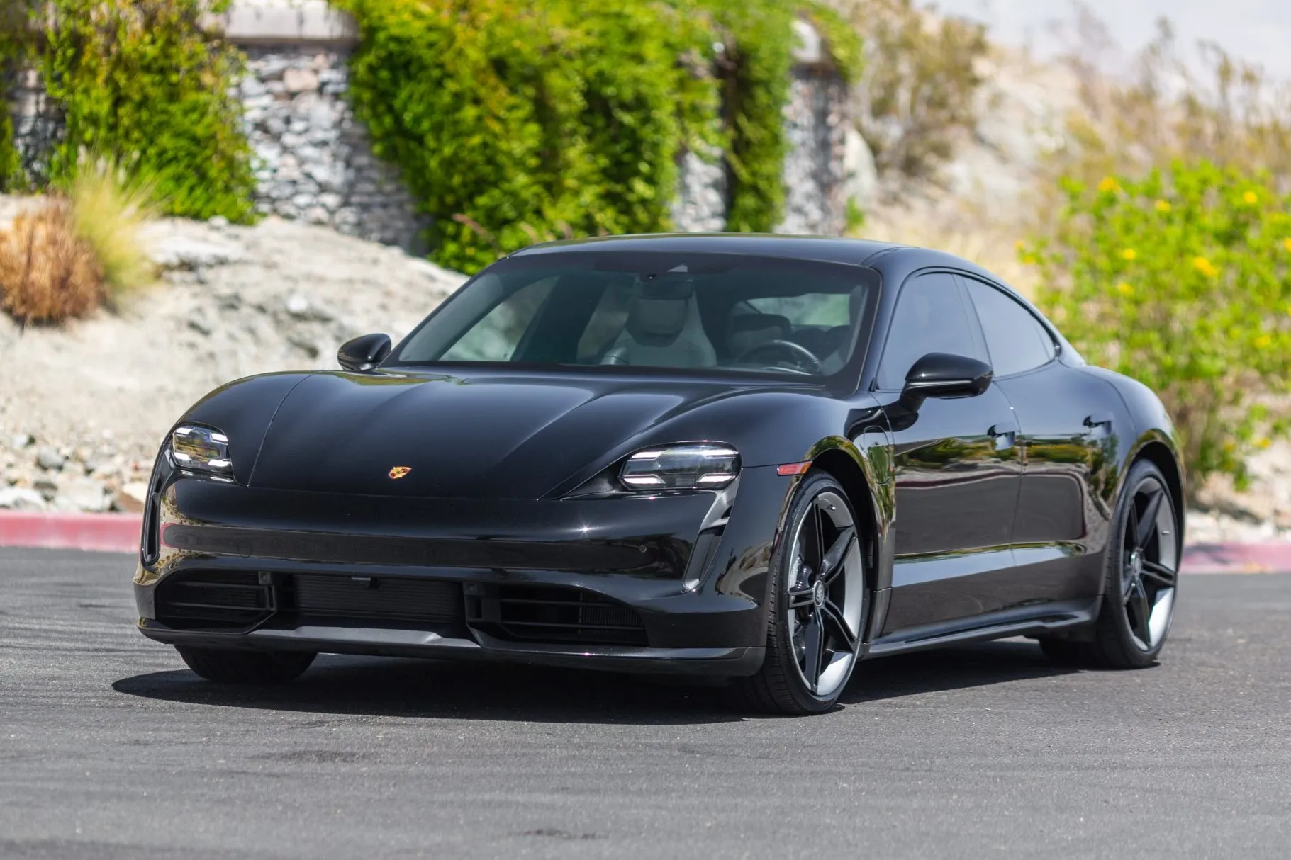 2020 Porsche Taycan Turbo in Black