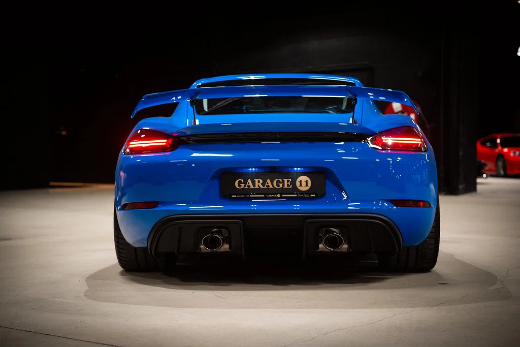 2021 Porsche 718 Cayman GT4 in Voodoo Blue
