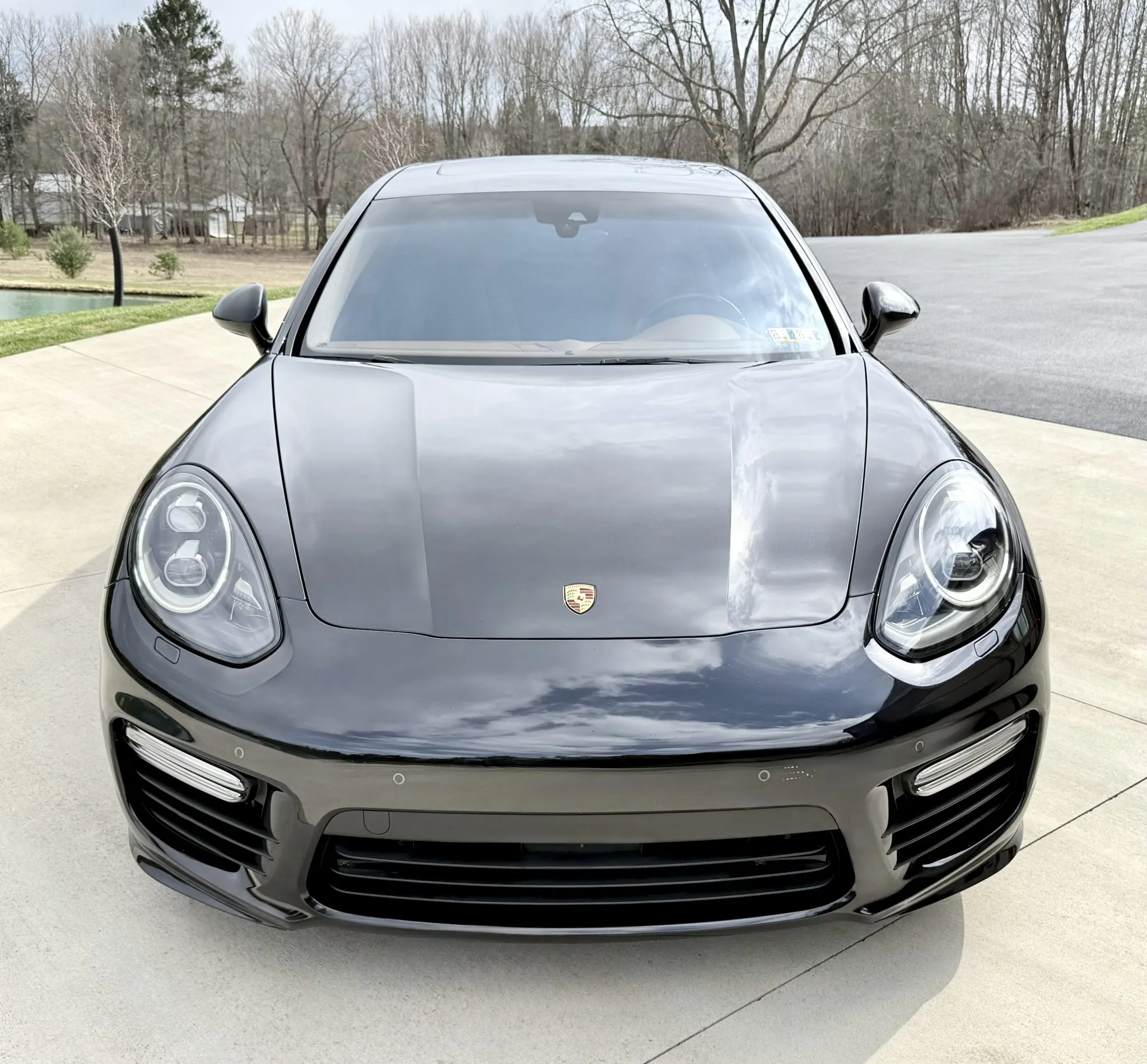 2014 Porsche Panamera Turbo S Executive in Basalt Black Metallic