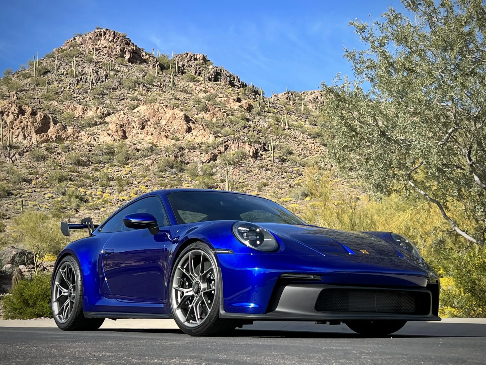 2022 Porsche 911 GT3 in San Marino Blue