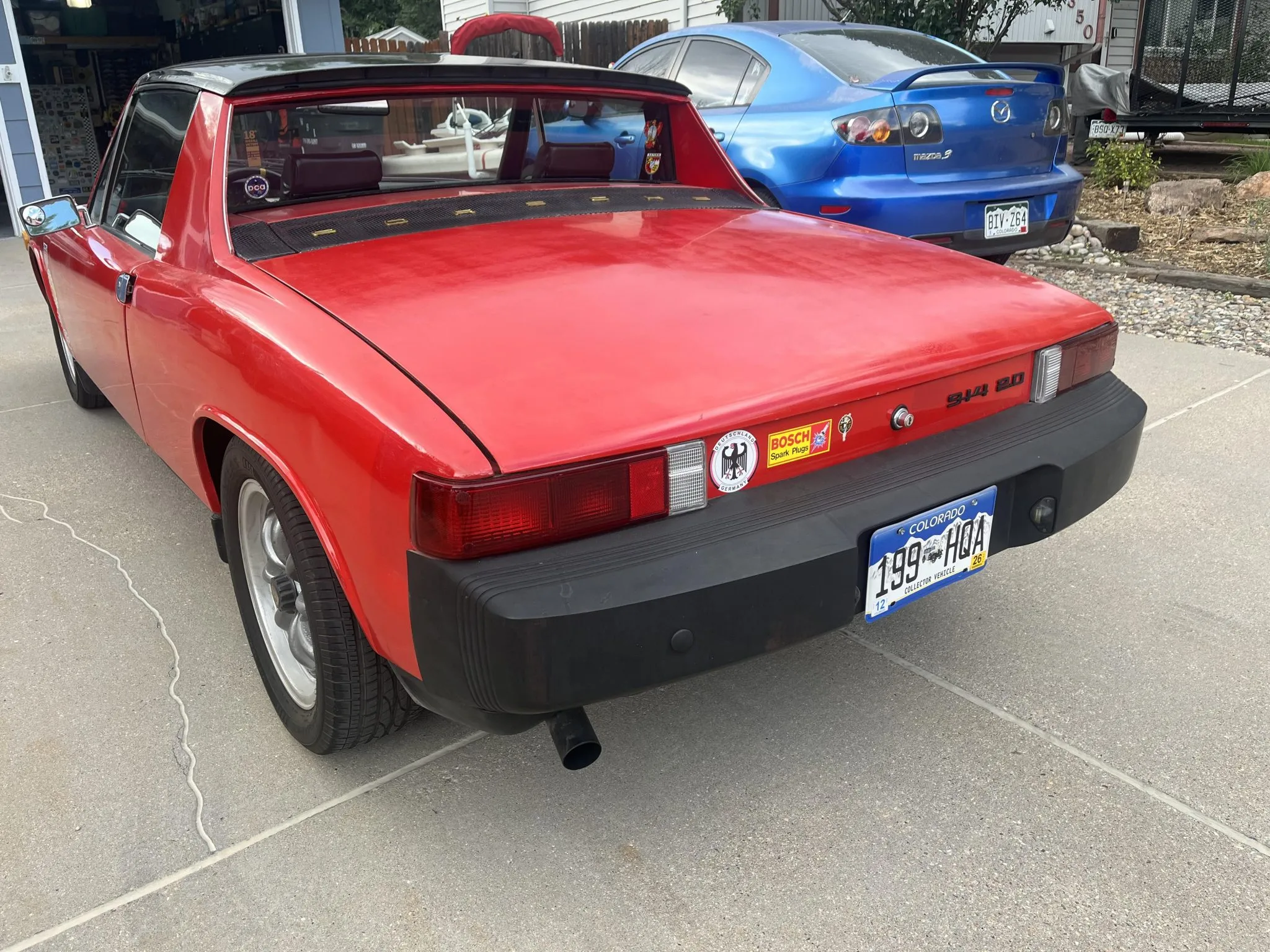 1975 Porsche 914 2.0 in Scarlet Red