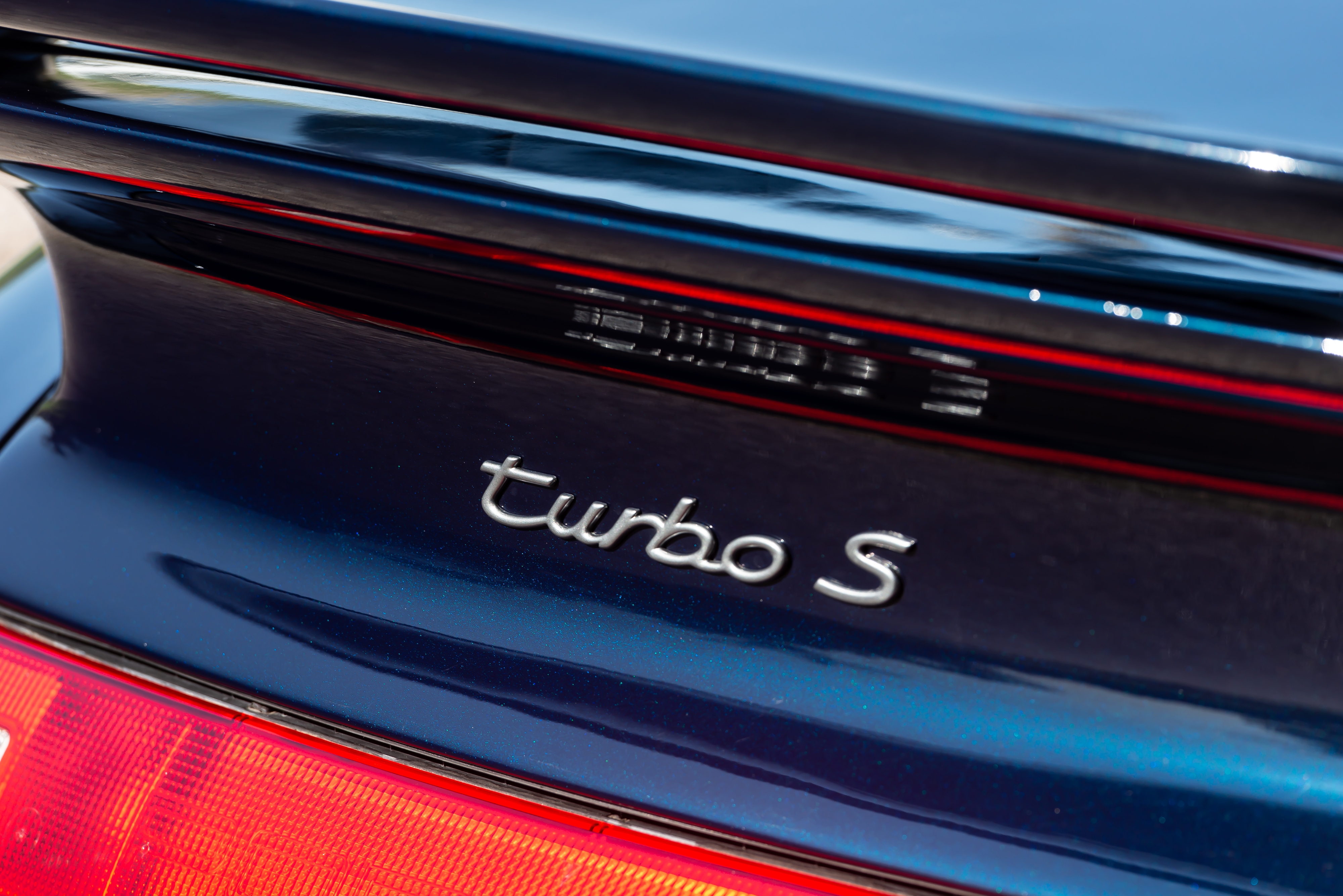 1997 Porsche 911 Turbo S in Ocean Blue Metallic