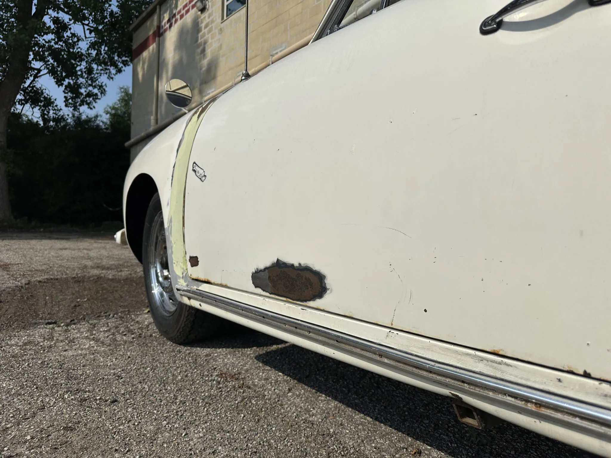 1965 Porsche 356C Cabriolet in Ivory White