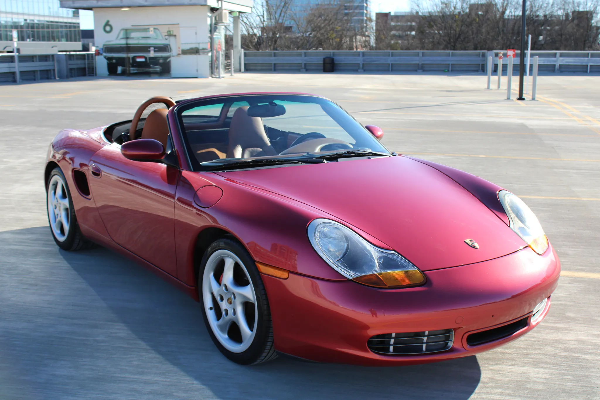 2001 Porsche Boxster S in Orient Red Metallic