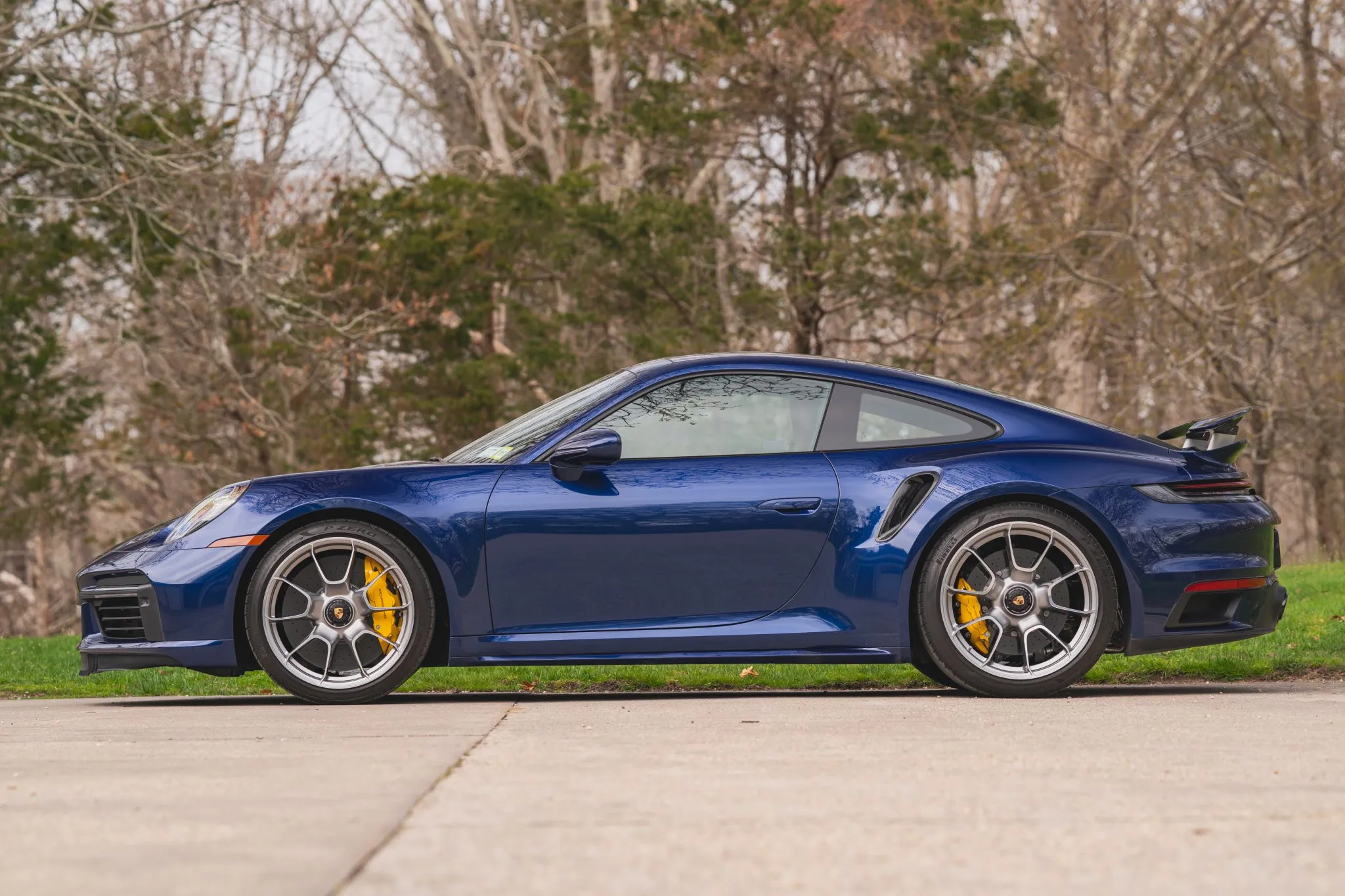 2023 Porsche 911 Turbo S Coupe in Gentian Blue Metallic