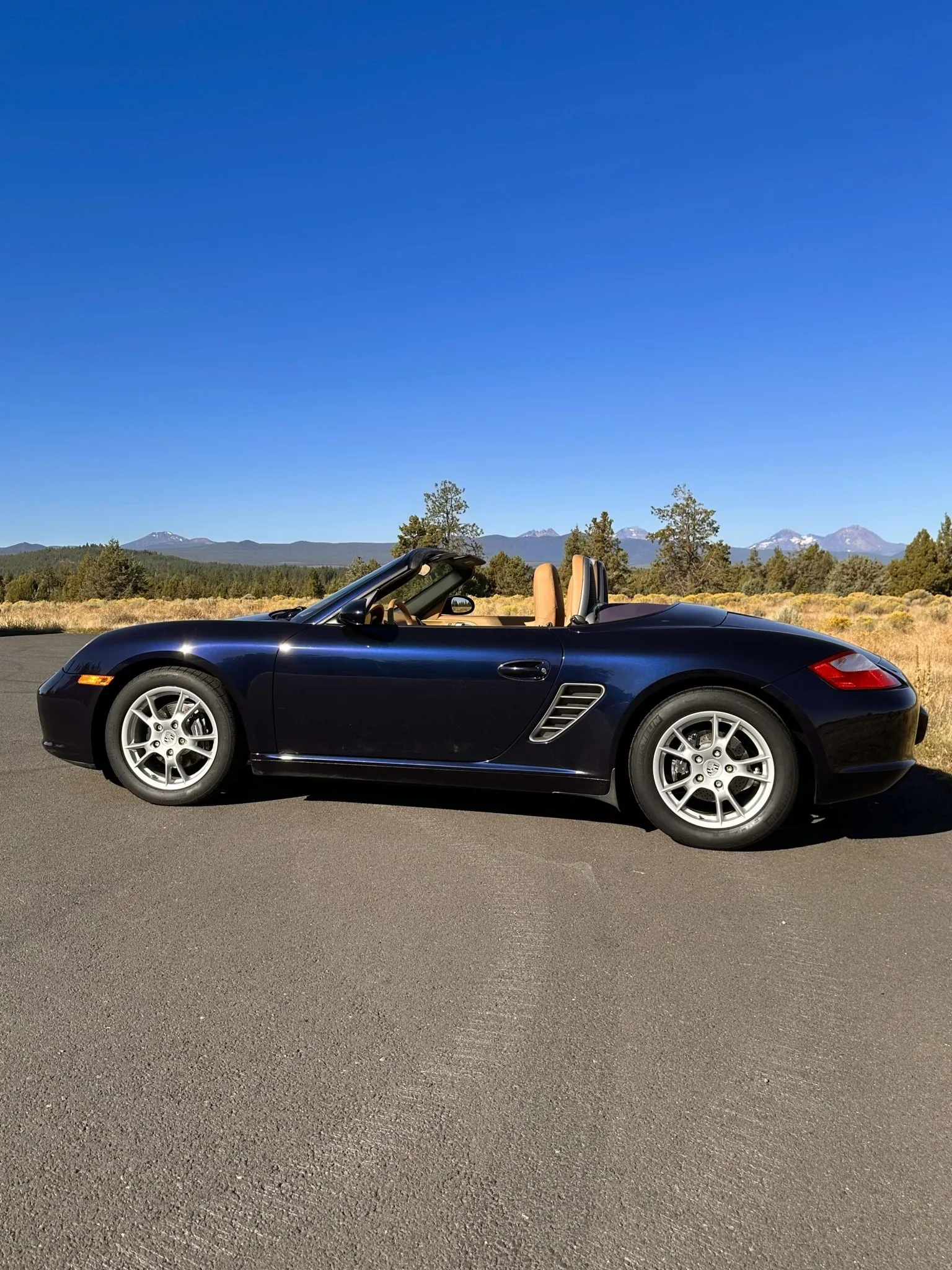 2008 Porsche Boxster in Midnight Blue Metallic
