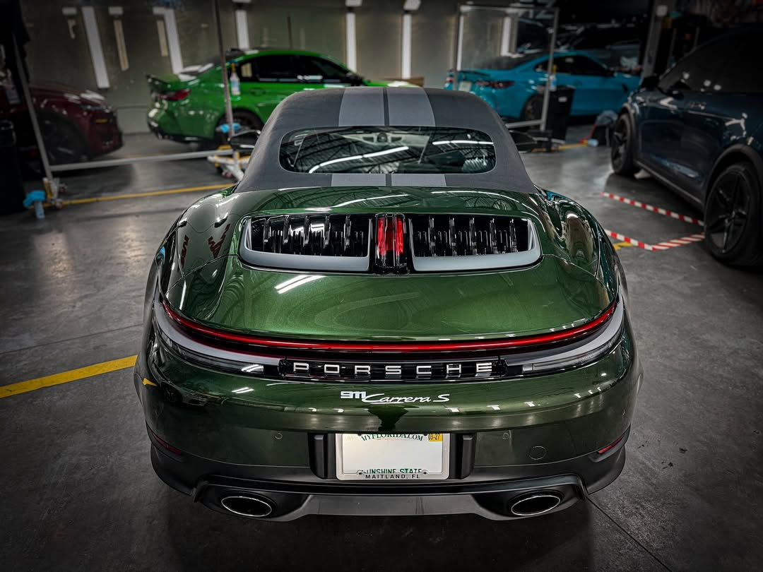 2025 Porsche 911 Carrera S in Deep Green Metallic
